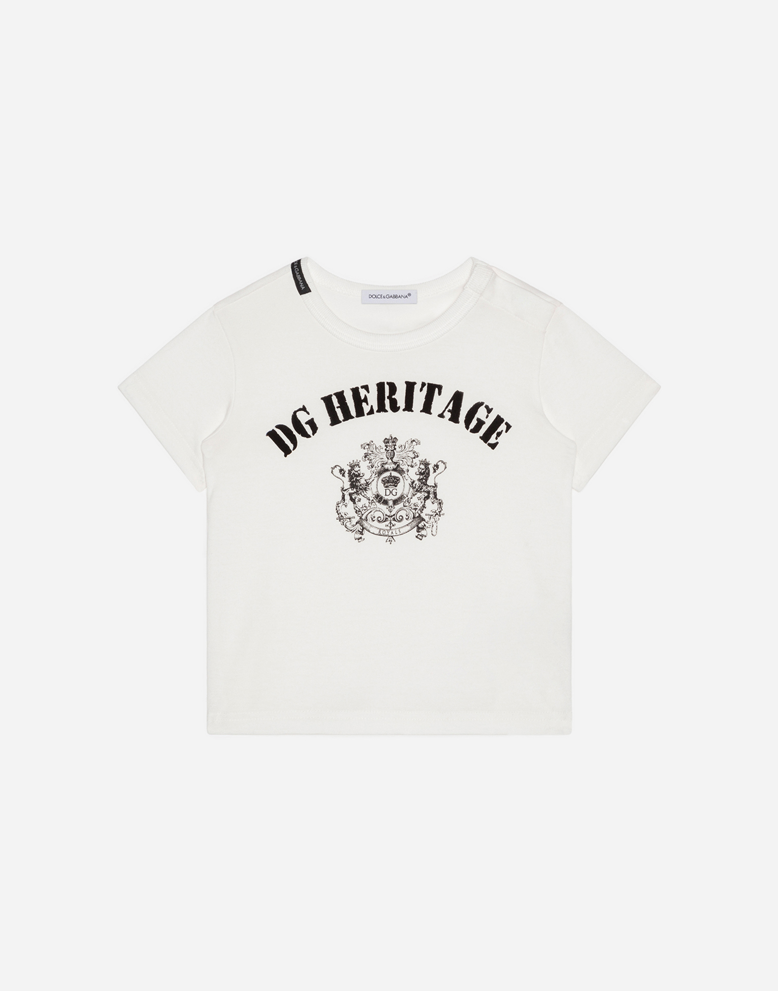 DOLCE & GABBANA Jersey t-shirt with DG heritage print