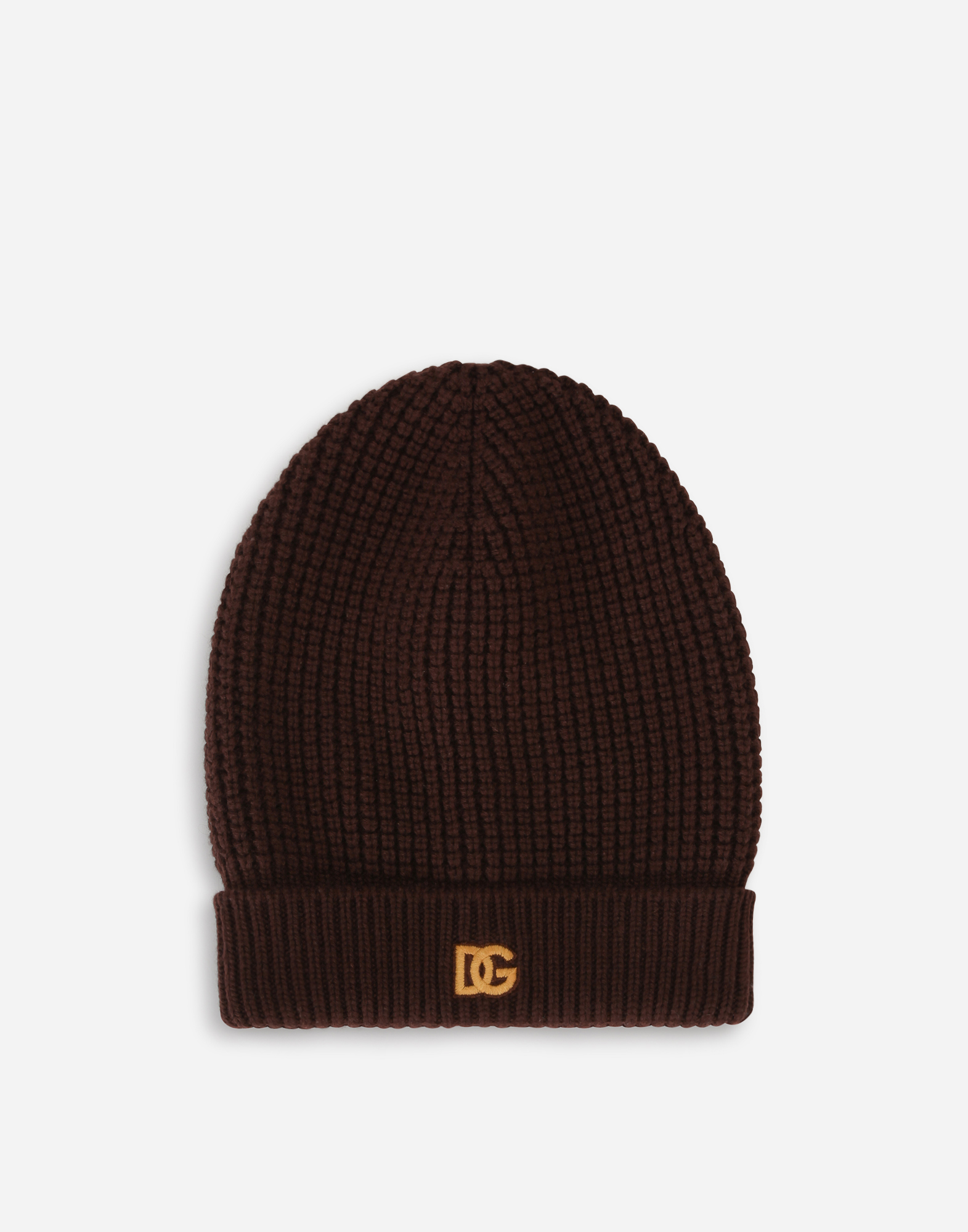 Dolce & Gabbana Wool Hat With Logo Embroidery