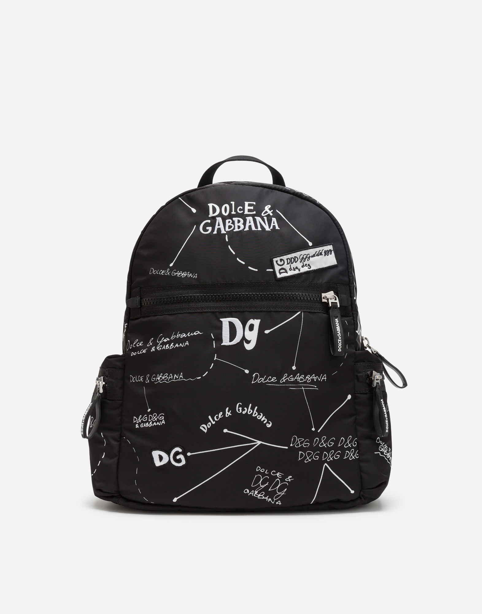 Dolce & Gabbana Nylon Backpack With Logo Print