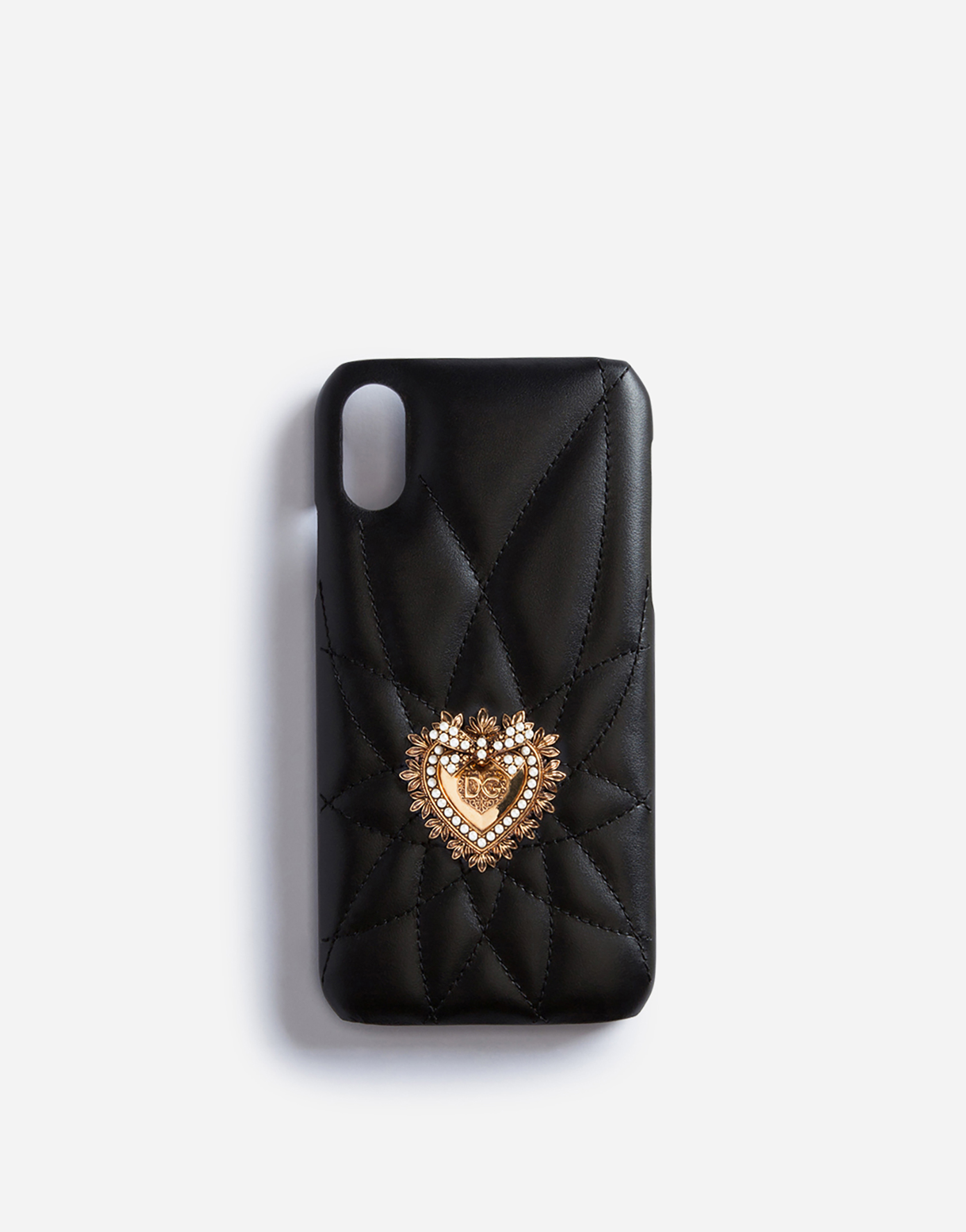 Dolce & Gabbana Iphone Xr Cover In Devotion Calfskin