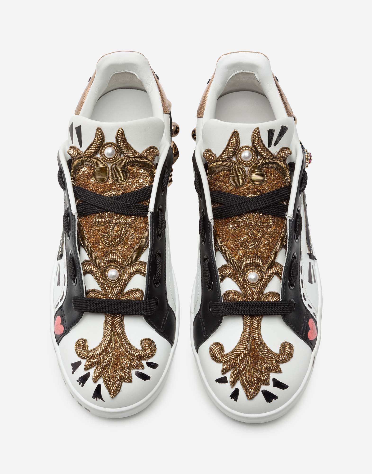 portofino sneakers in printed nappa calfskin