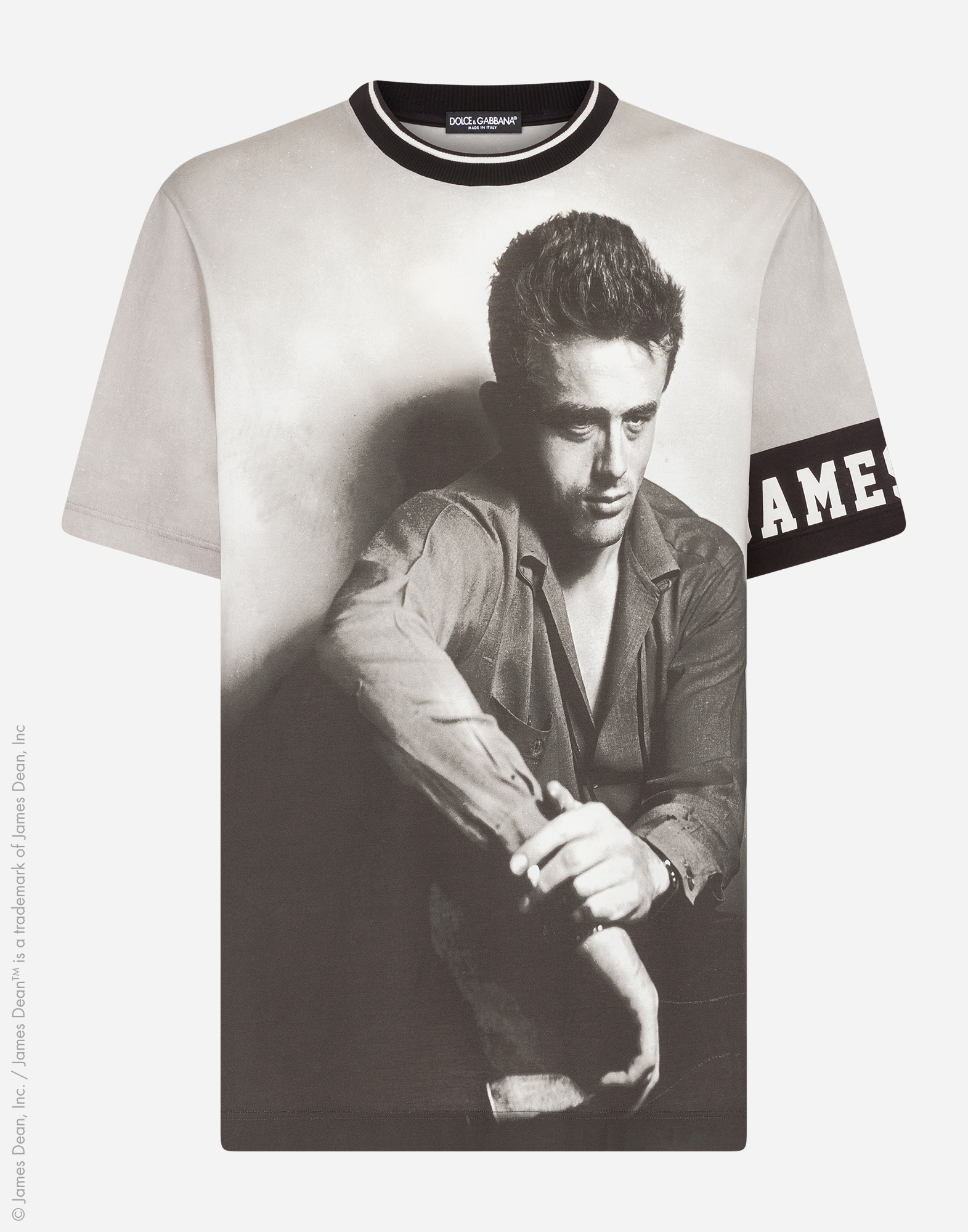 Cotton t-shirt with james dean print