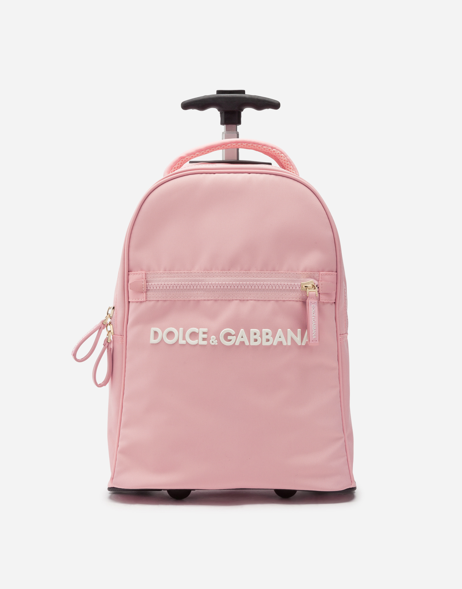 DOLCE & GABBANA Cordura nylon wheelie bag with rubberized logo