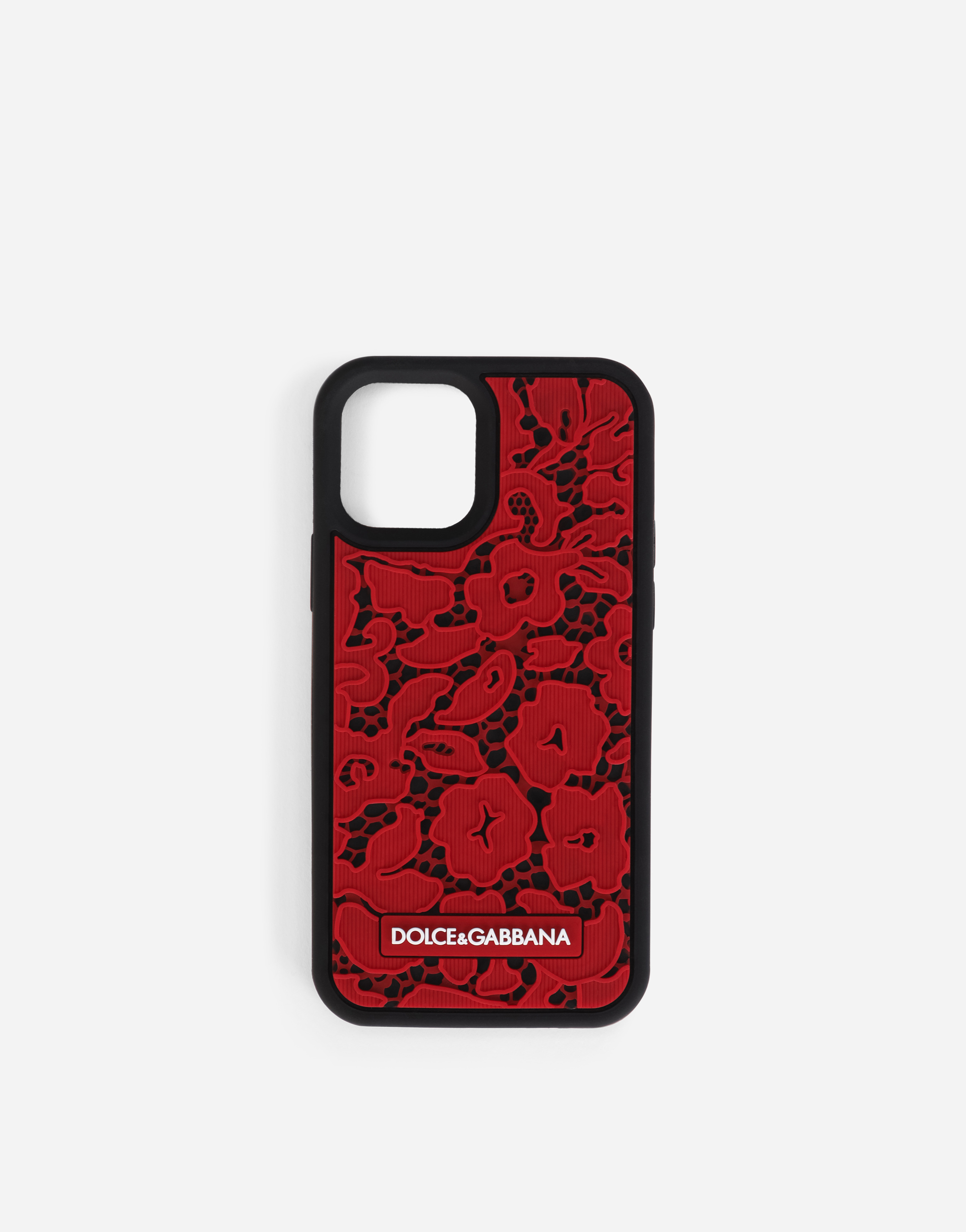 DOLCE & GABBANA LACE RUBBER IPHONE 12/12 PRO COVER