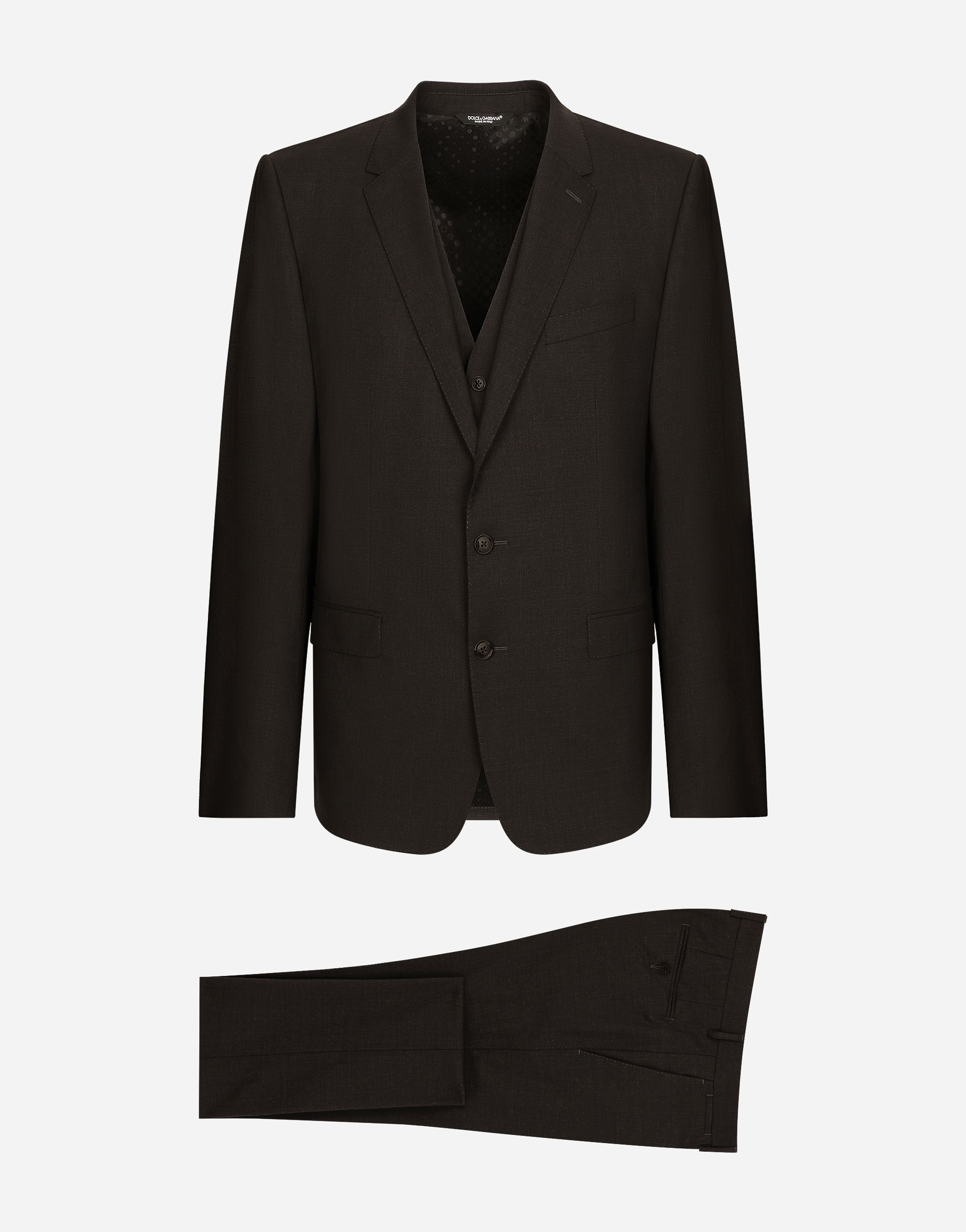 Stretch wool suit