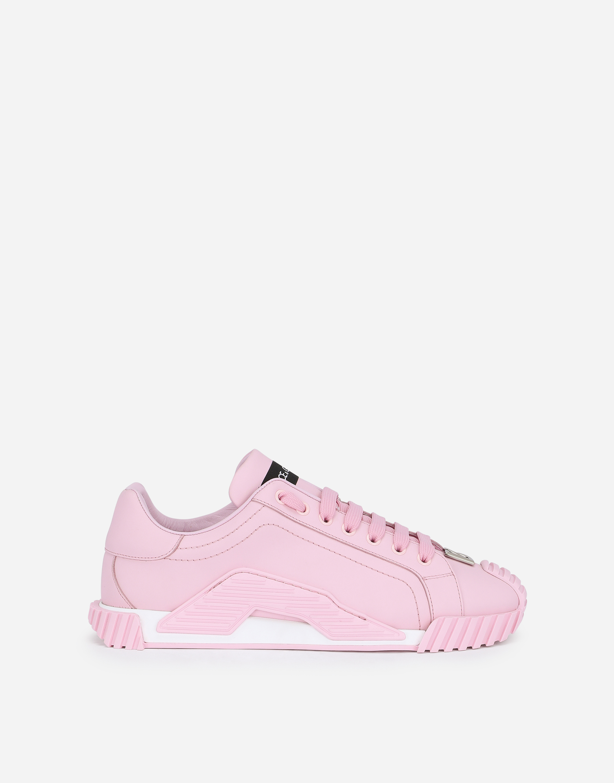 Calfskin NS1 sneakers with DG logo in Pink