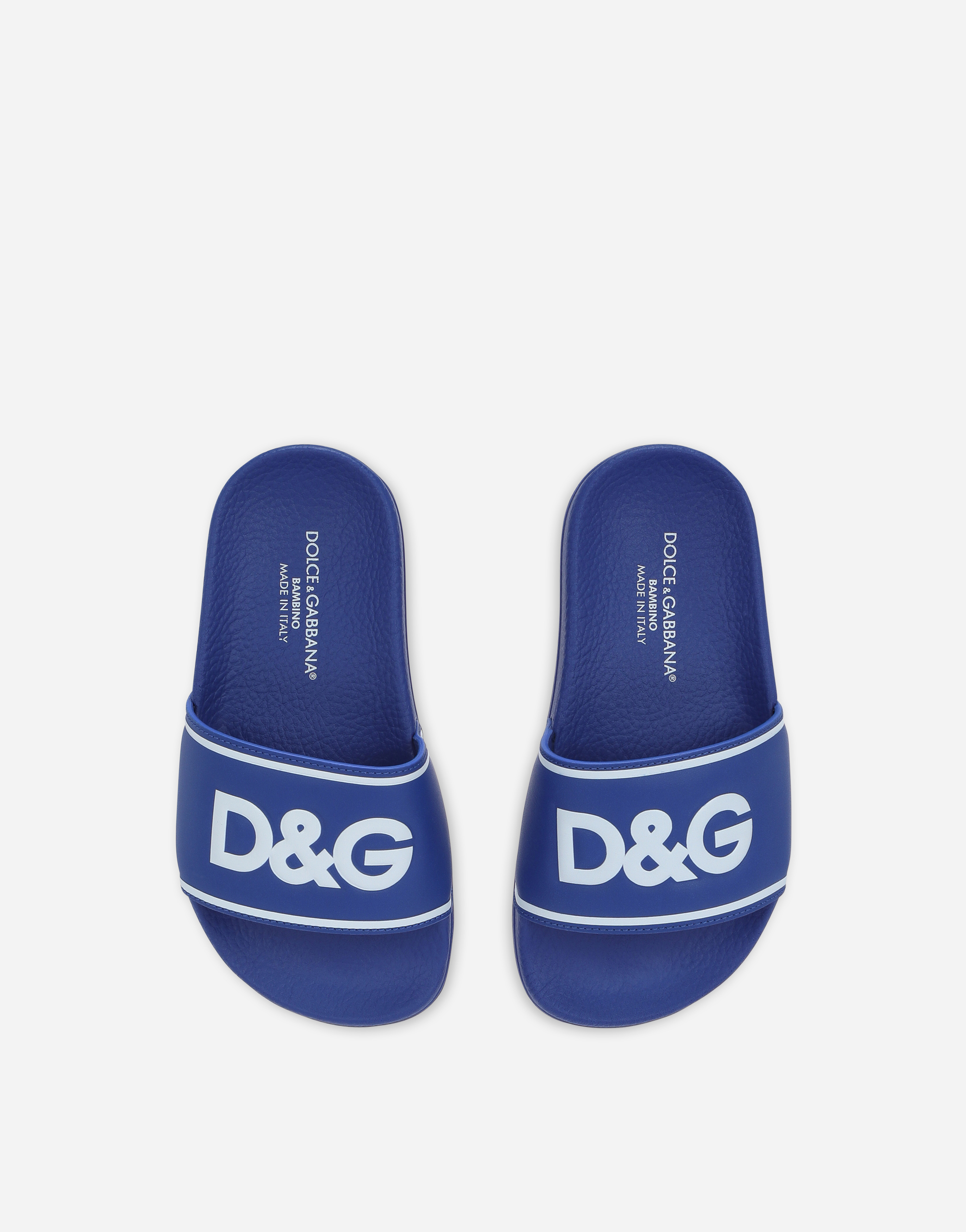 - Mules en cuir de veau à logo D&G male 28 Dolce & Gabbana Garçon Chaussures Mules & Sabots Chaussures 24-38 