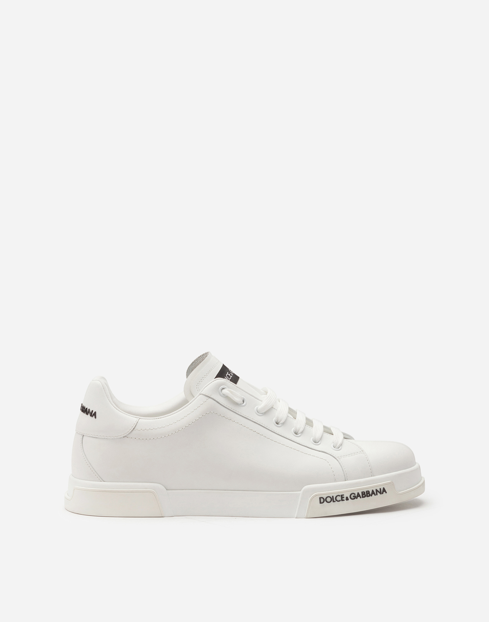 Calfskin nappa Portofino sneakers in White