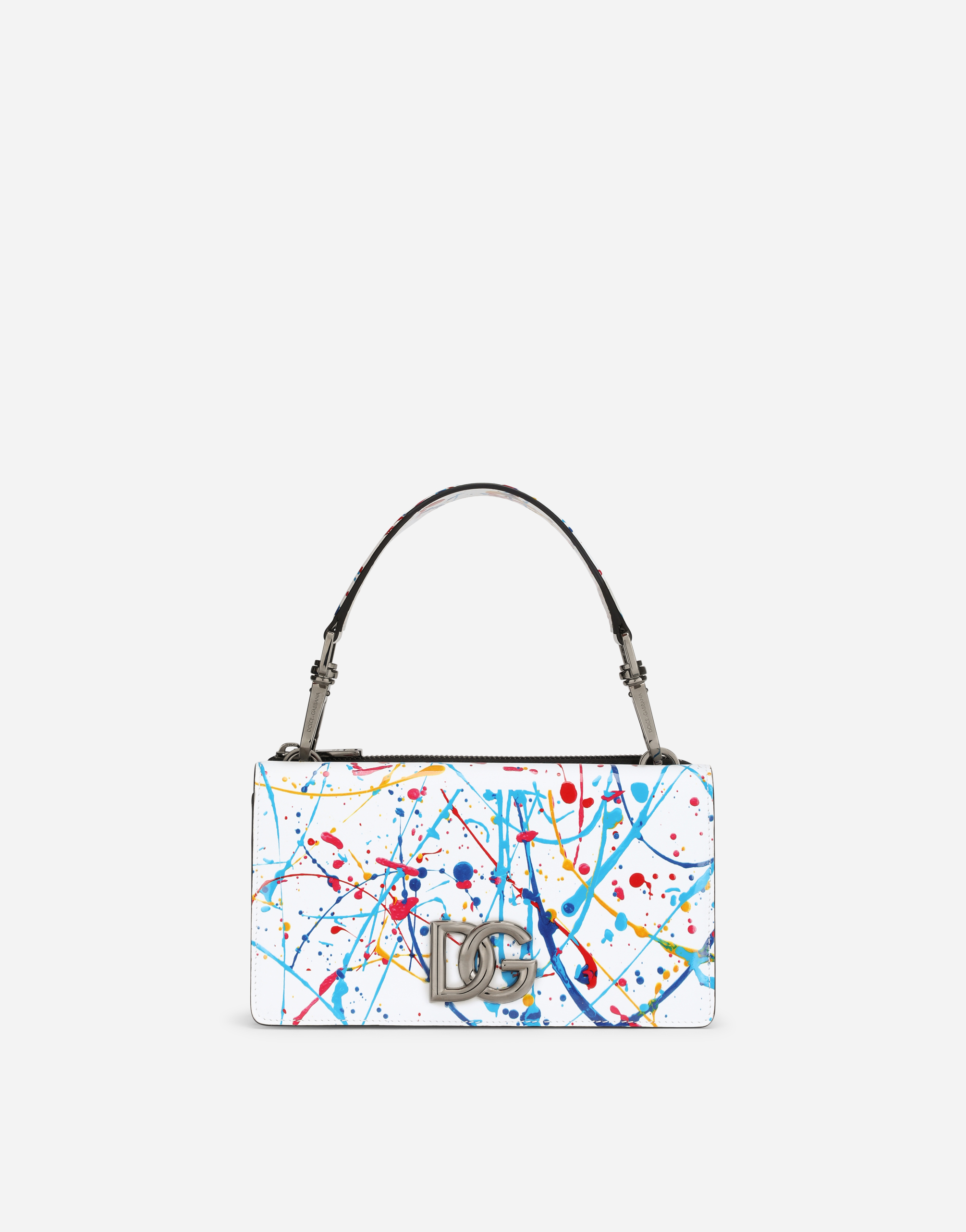 Mini handbag with strap in Multicolor