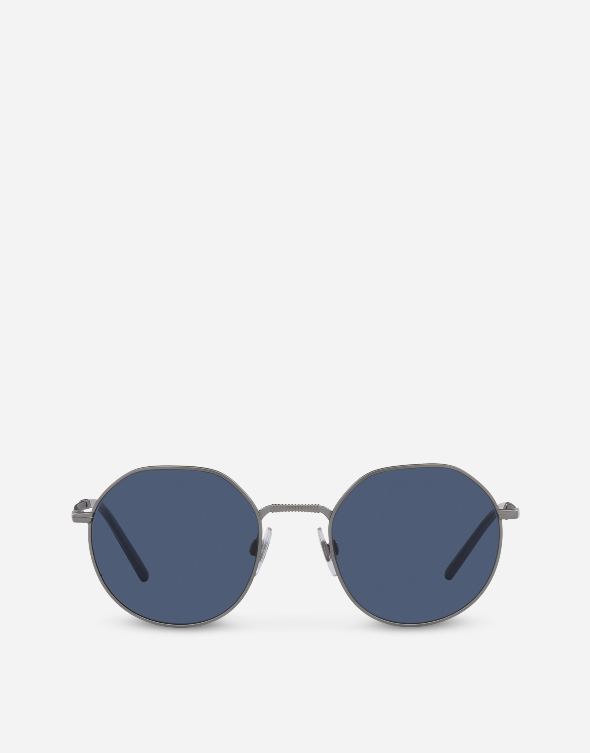 Gros grain sunglasses in Gun metal matte