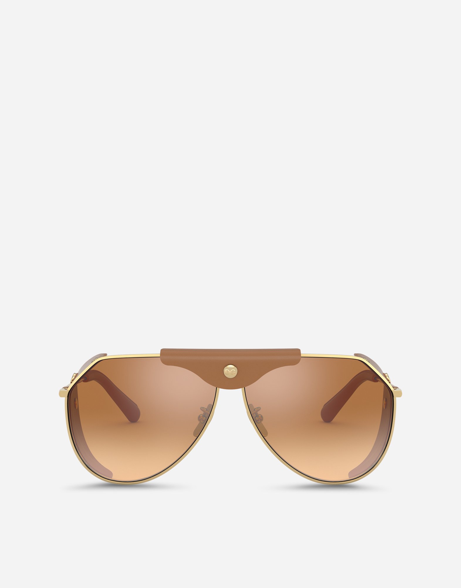 Panama sunglasses in Gold and Camel