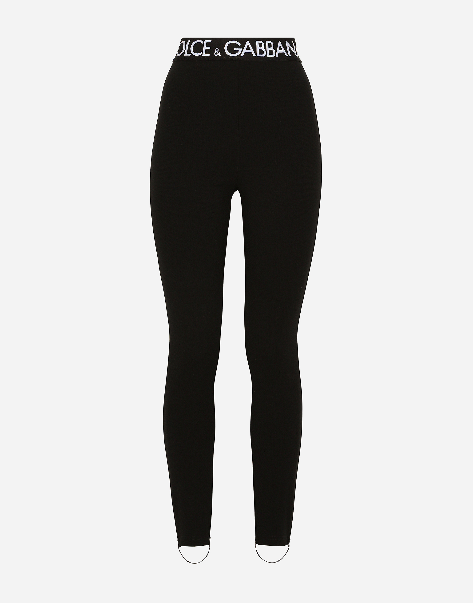 Full Milano leggings with branded elastic in Black