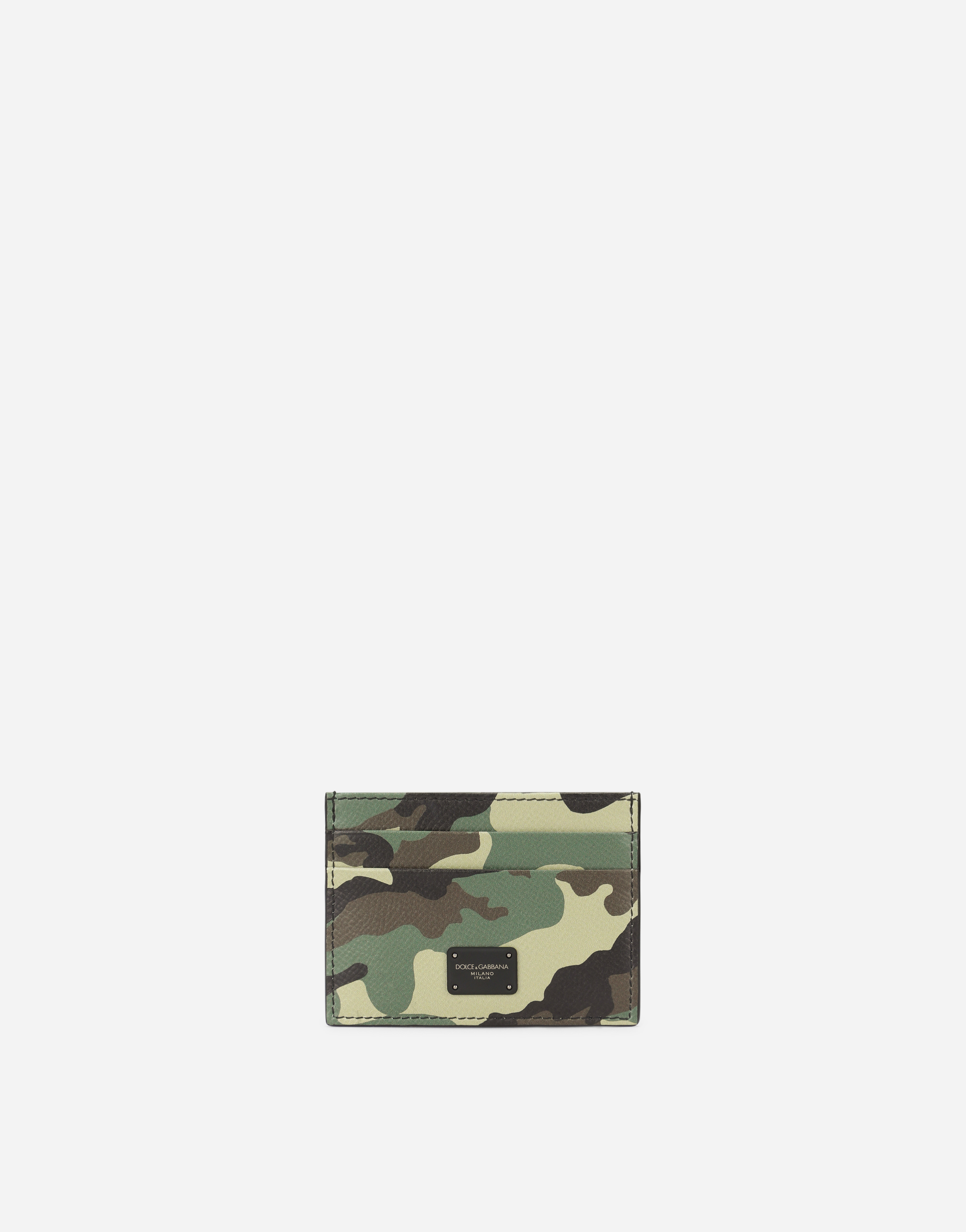 Camouflage card holder in Multicolor