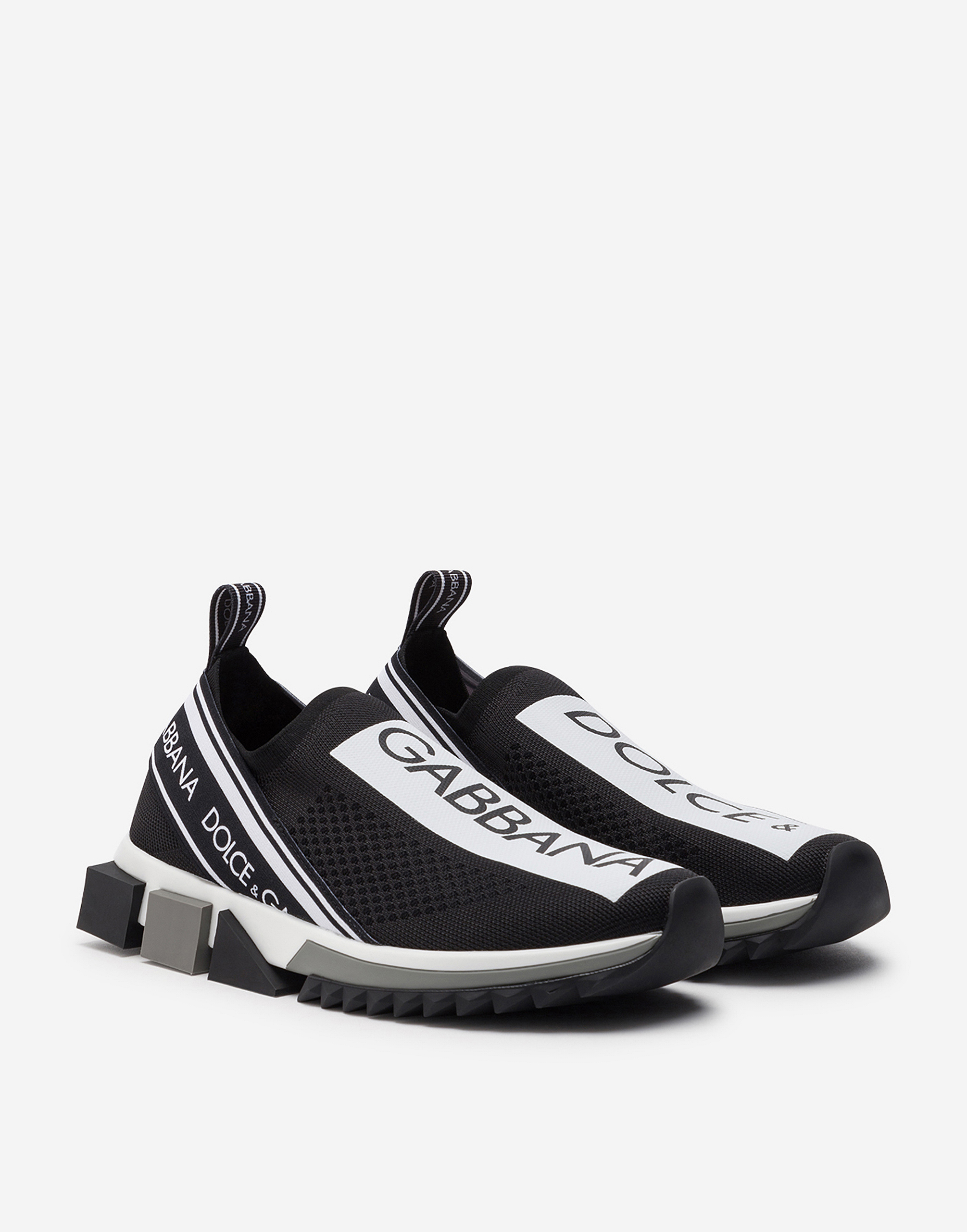Stretch jersey Sorrento sneakers with logo