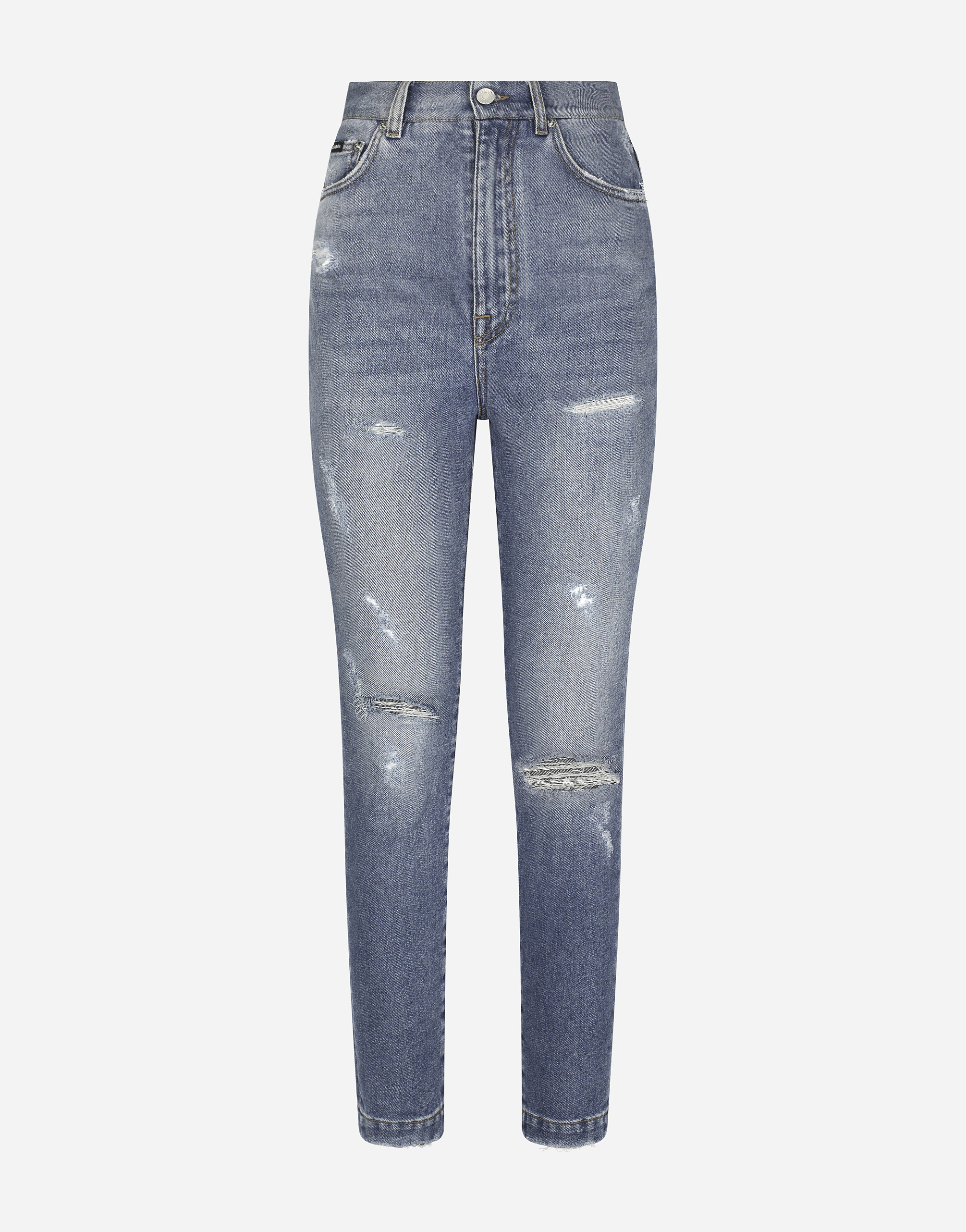 Grace jeans with ripped details in Multicolor