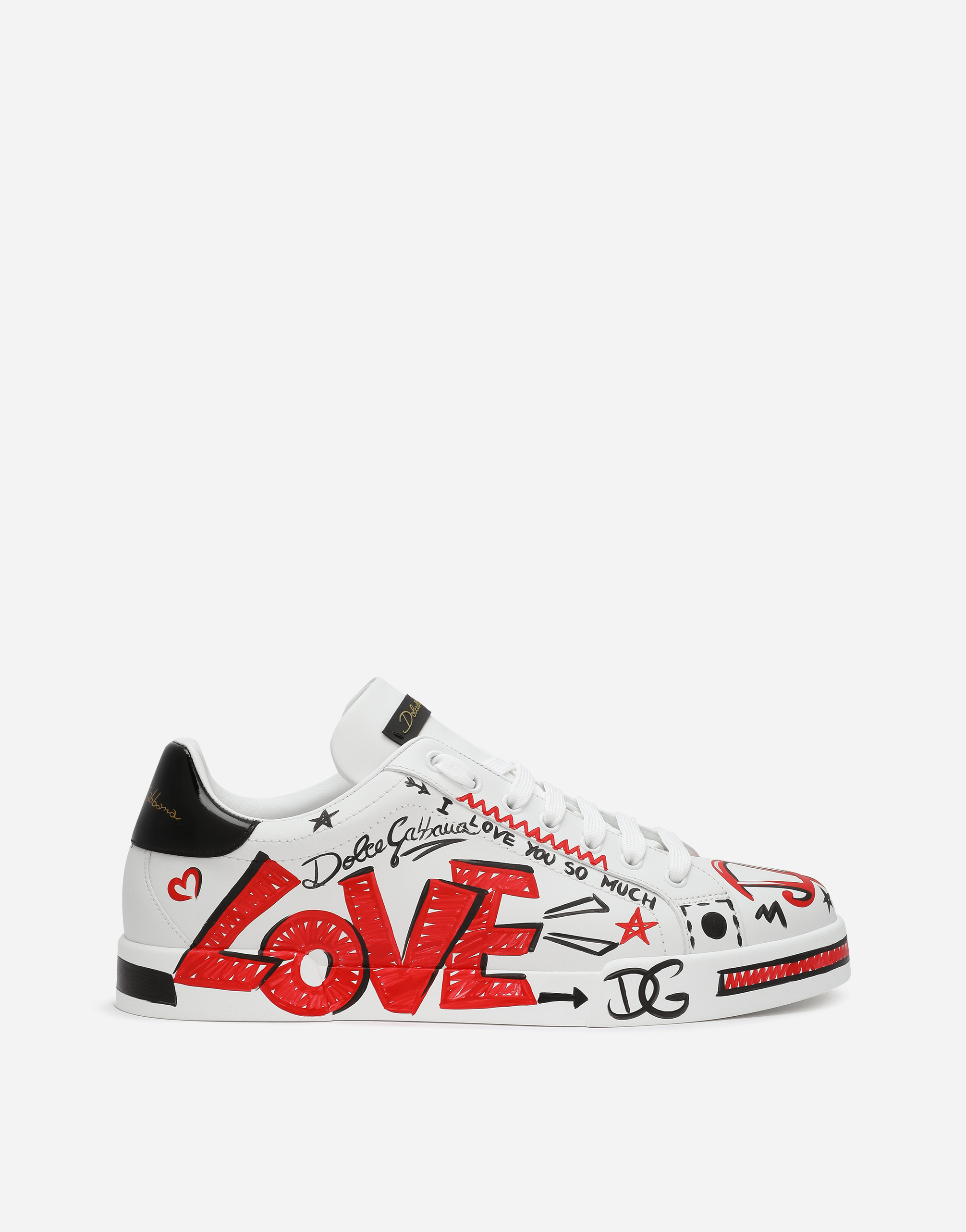 fictie bureau Intens Portofino Love DG sneakers in Multicolor for Women | Dolce&Gabbana®