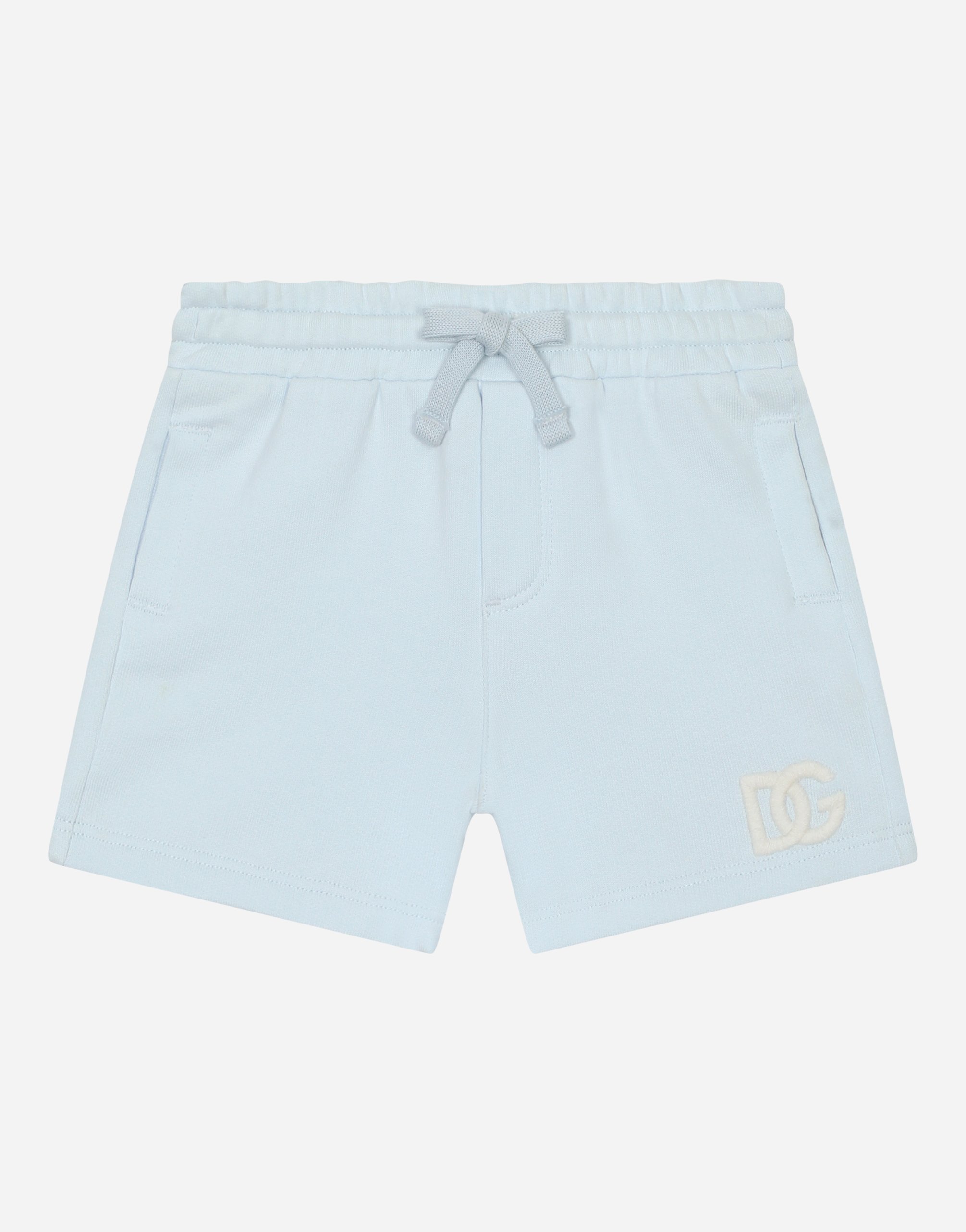 Dolce & Gabbana Baby Boys Dg Logo Shorts In Grey