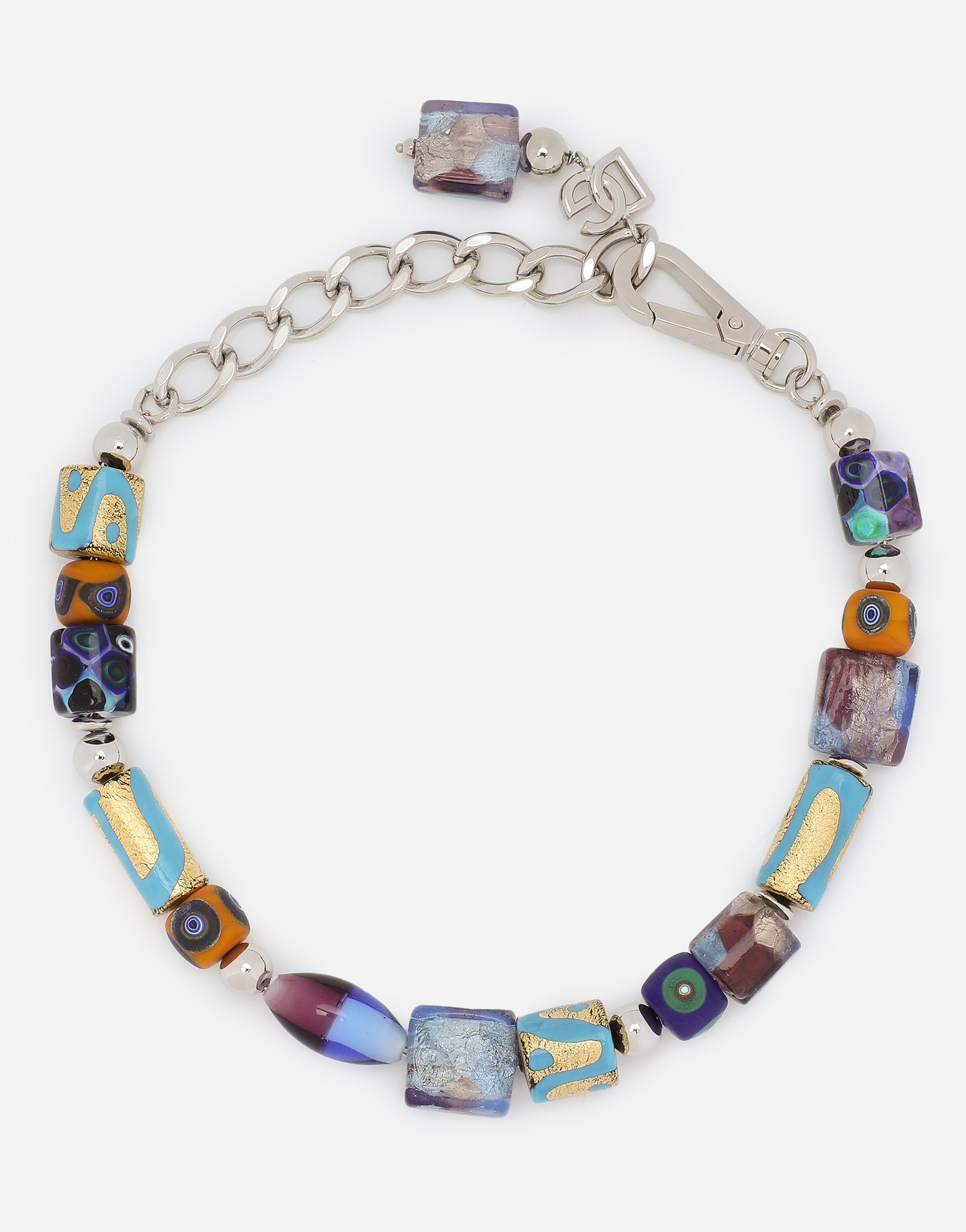 Short necklace with murrine in Multicolor