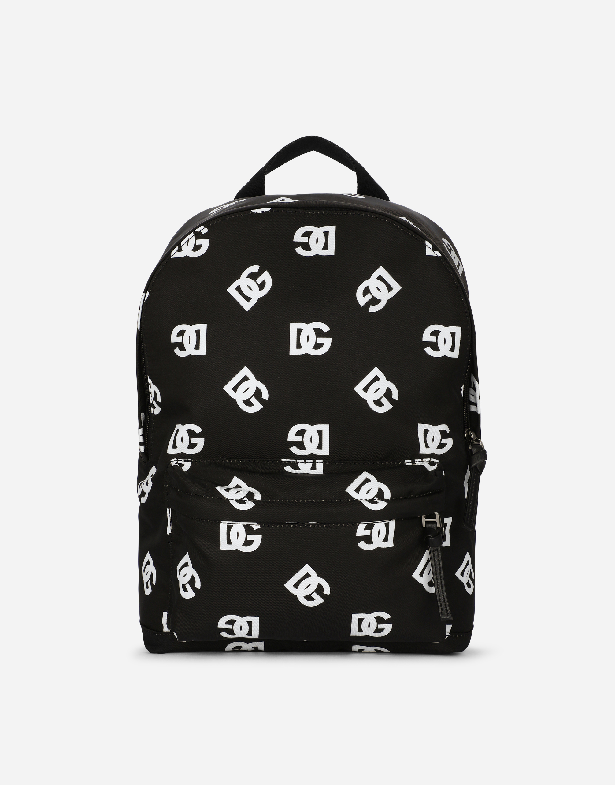 Nylon backpack with all-over DG logo print in Multicolor