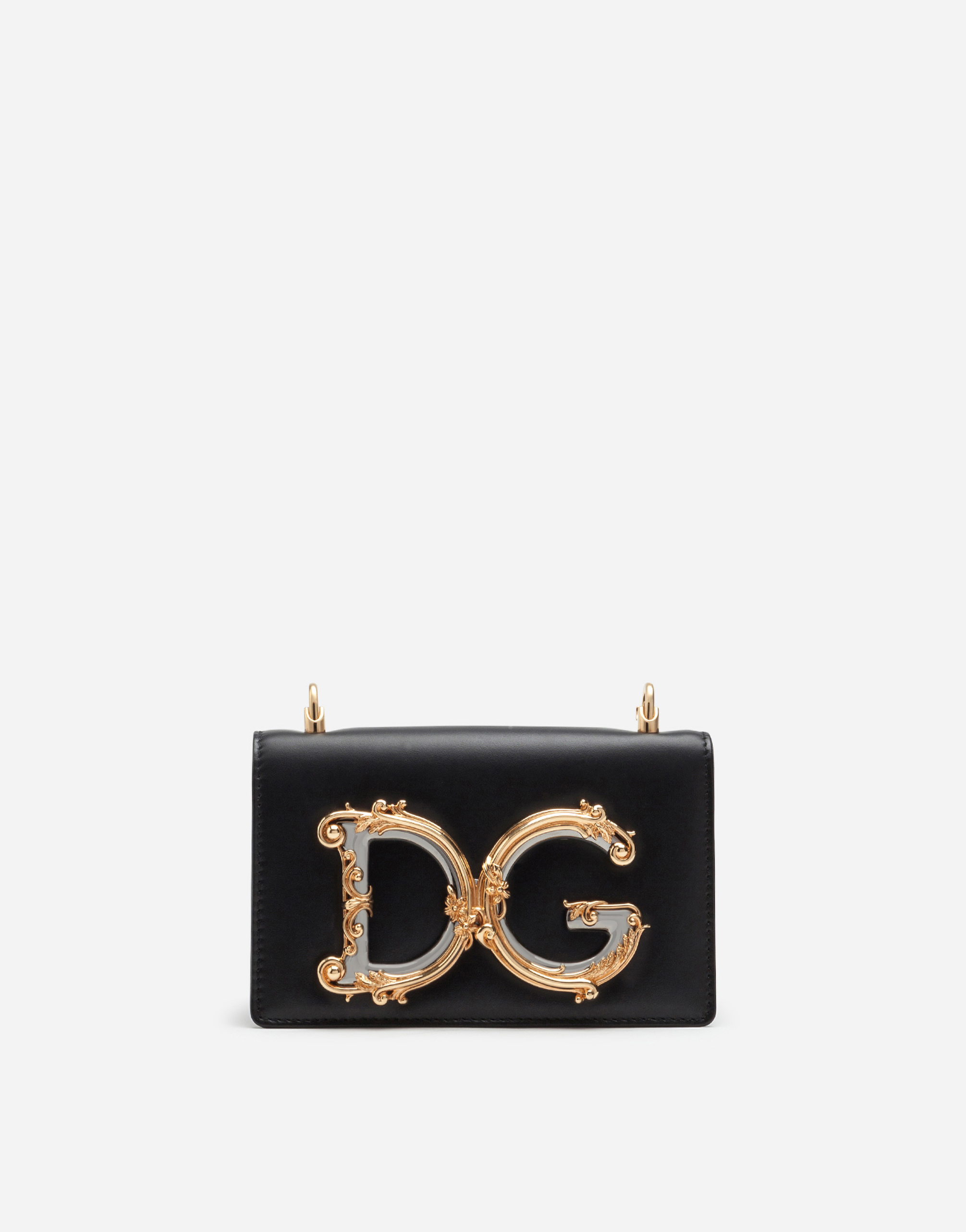 DG Girls mini bag in smooth calfskin in Black