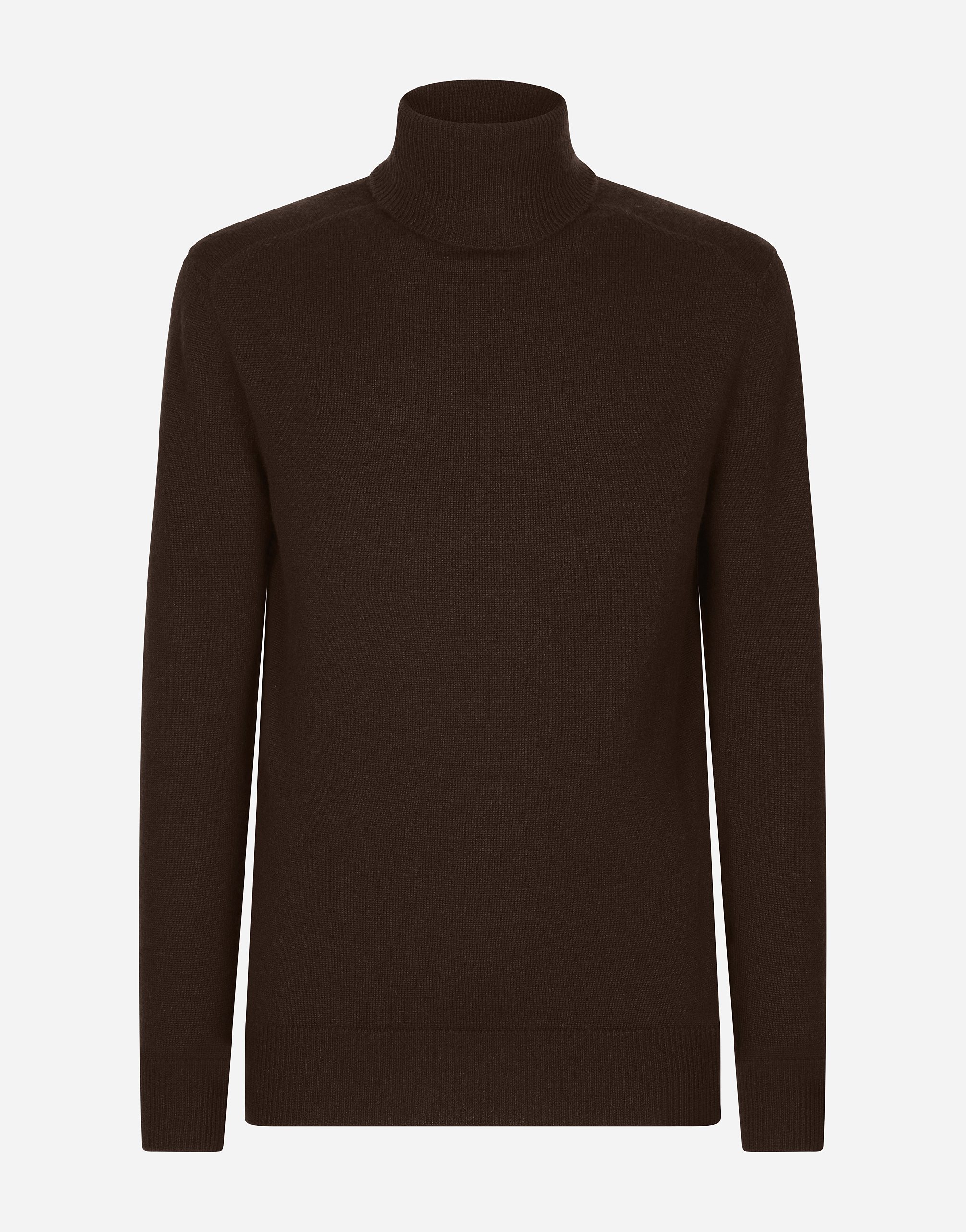 Cashmere turtle-neck sweater in Brown