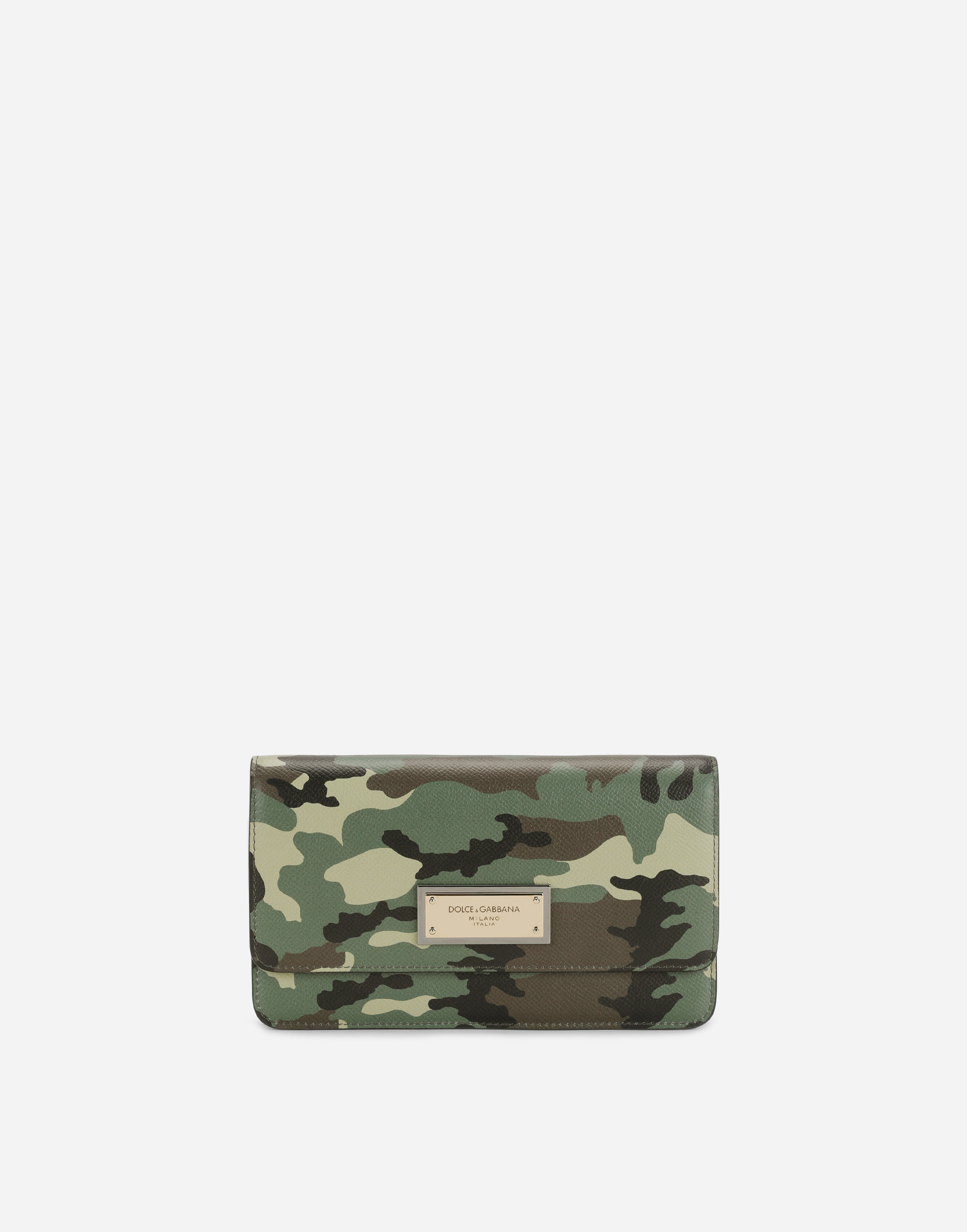 Camouflage calfskin mini bag in Multicolor