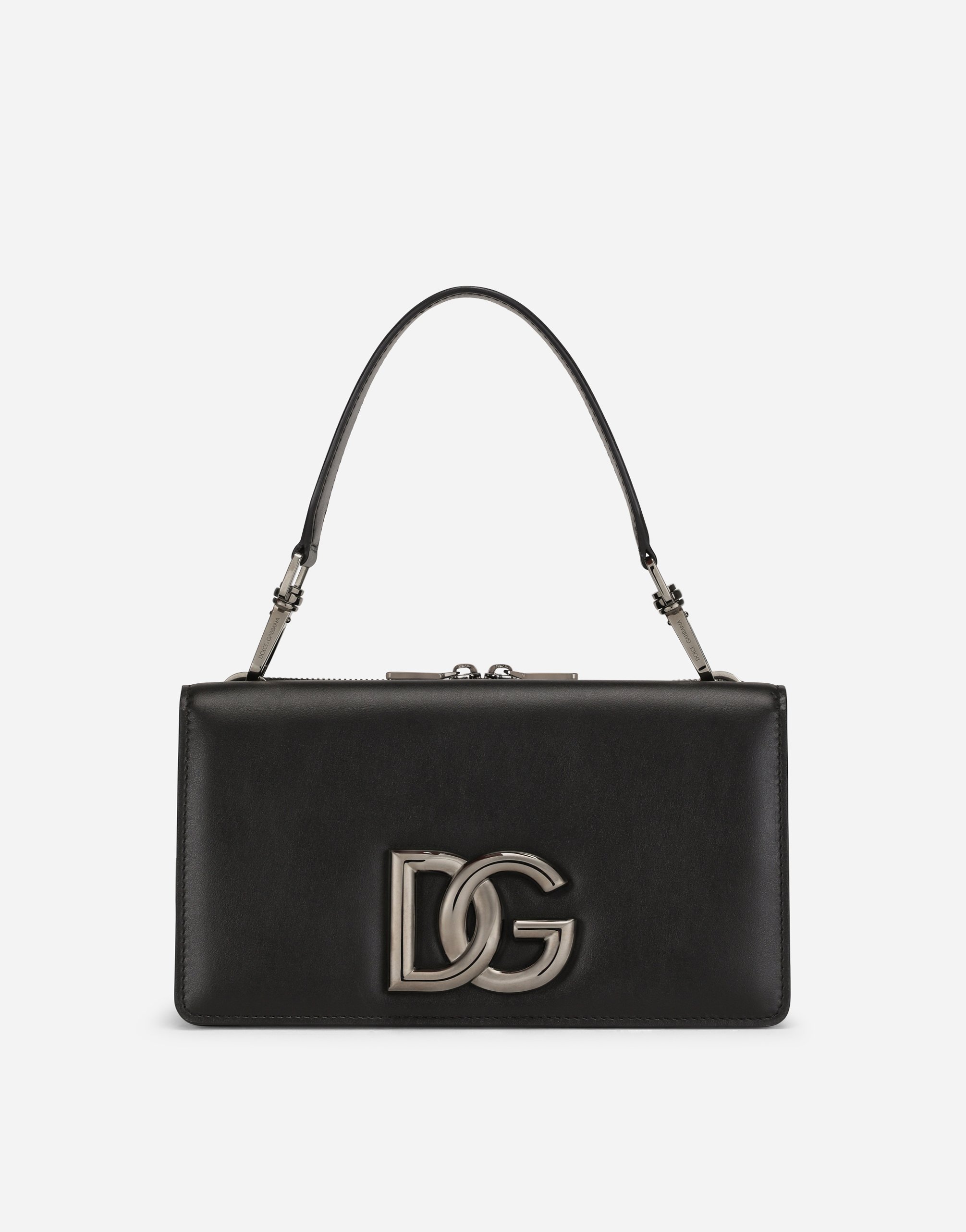 Handbag with strap in Black