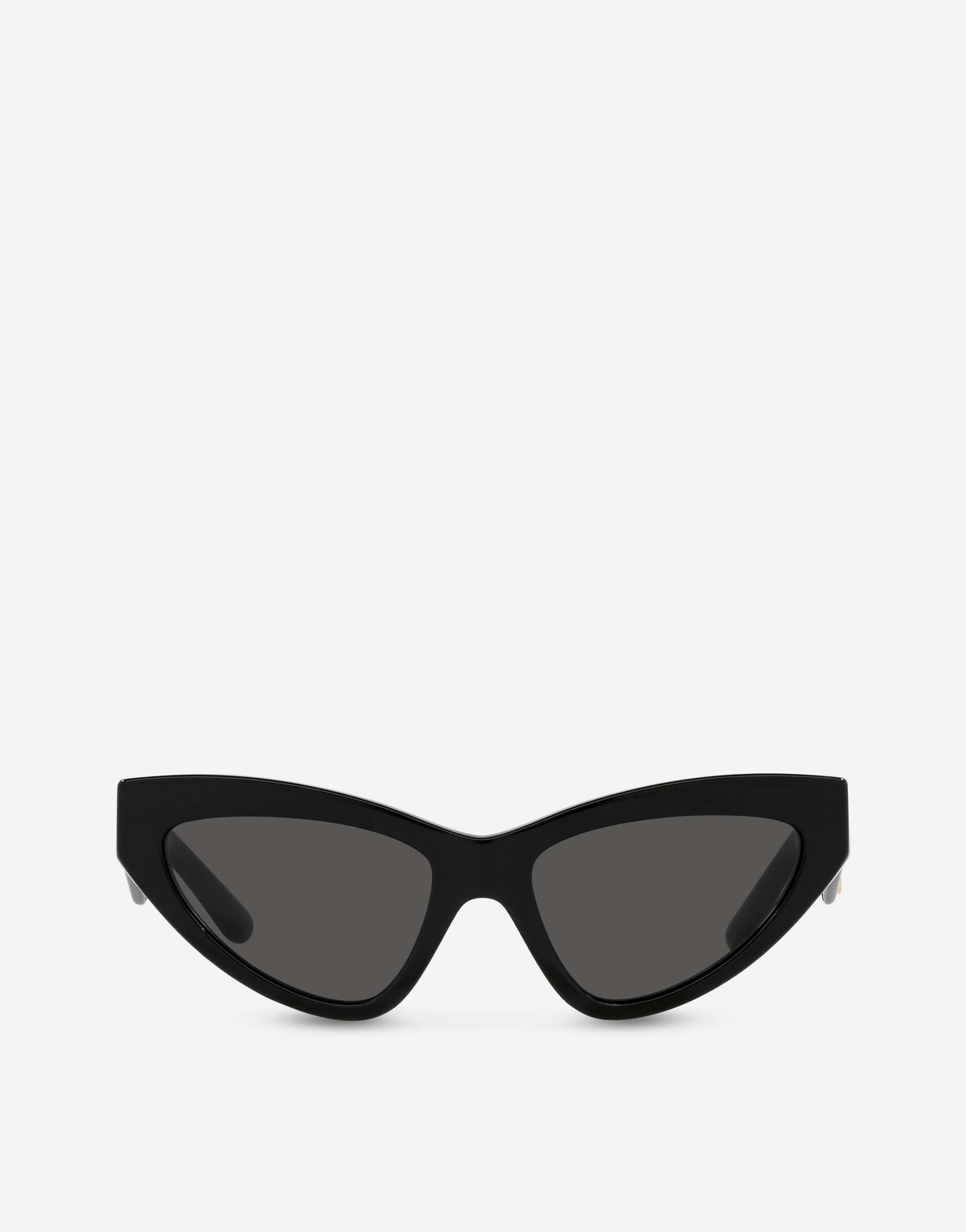 DG Crossed Sunglasses in Black