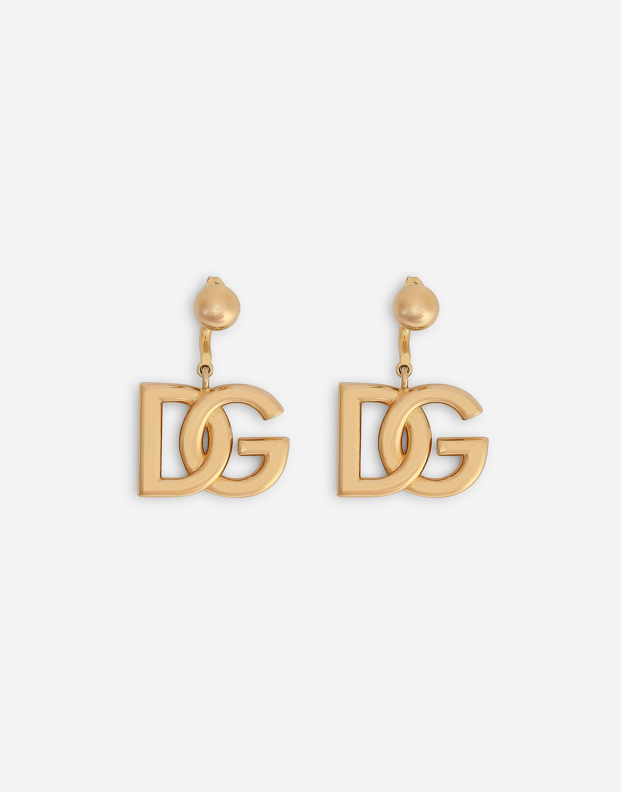 DG logo earrings in Gold