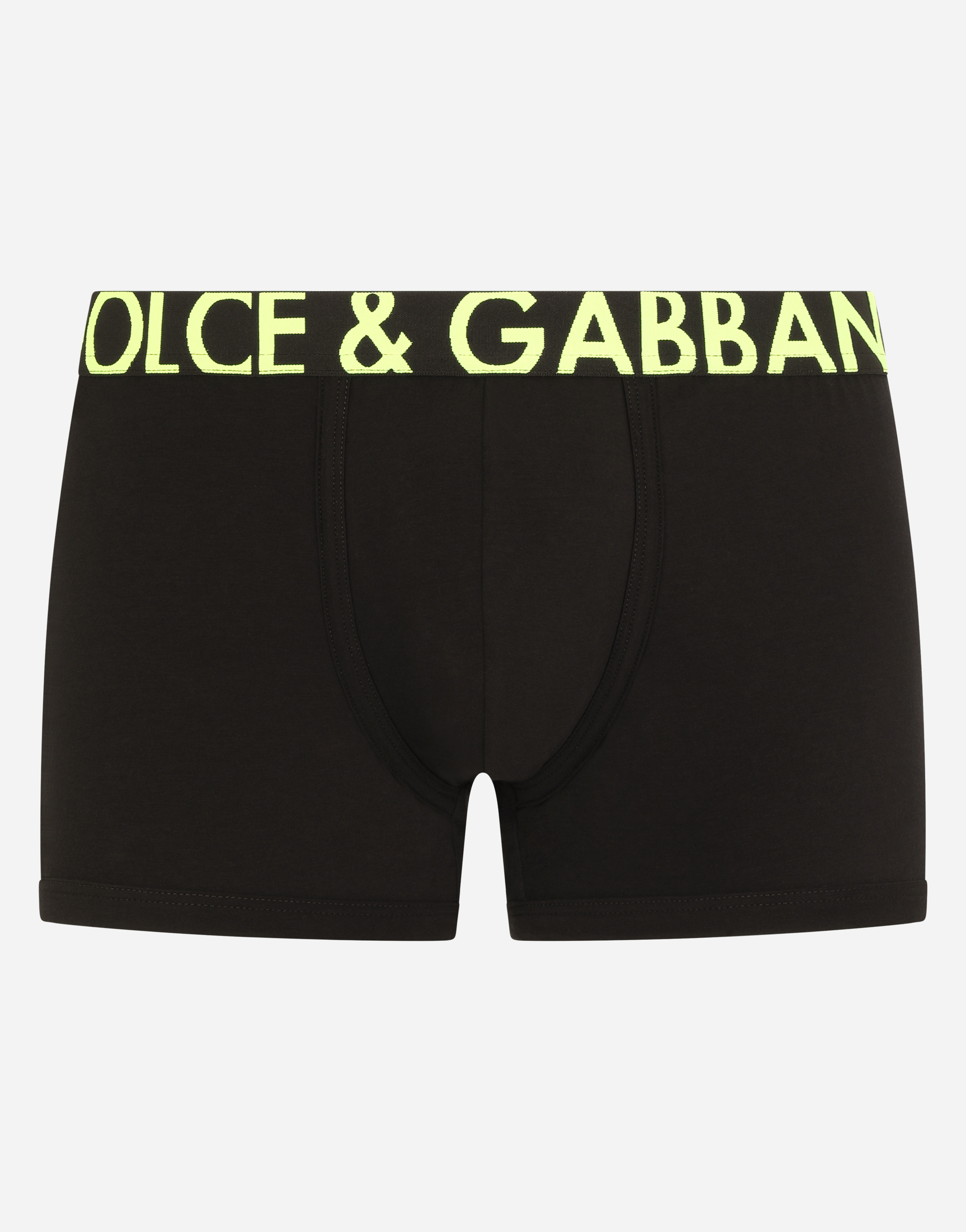 Two-way-stretch cotton jersey boxers in Multicolor