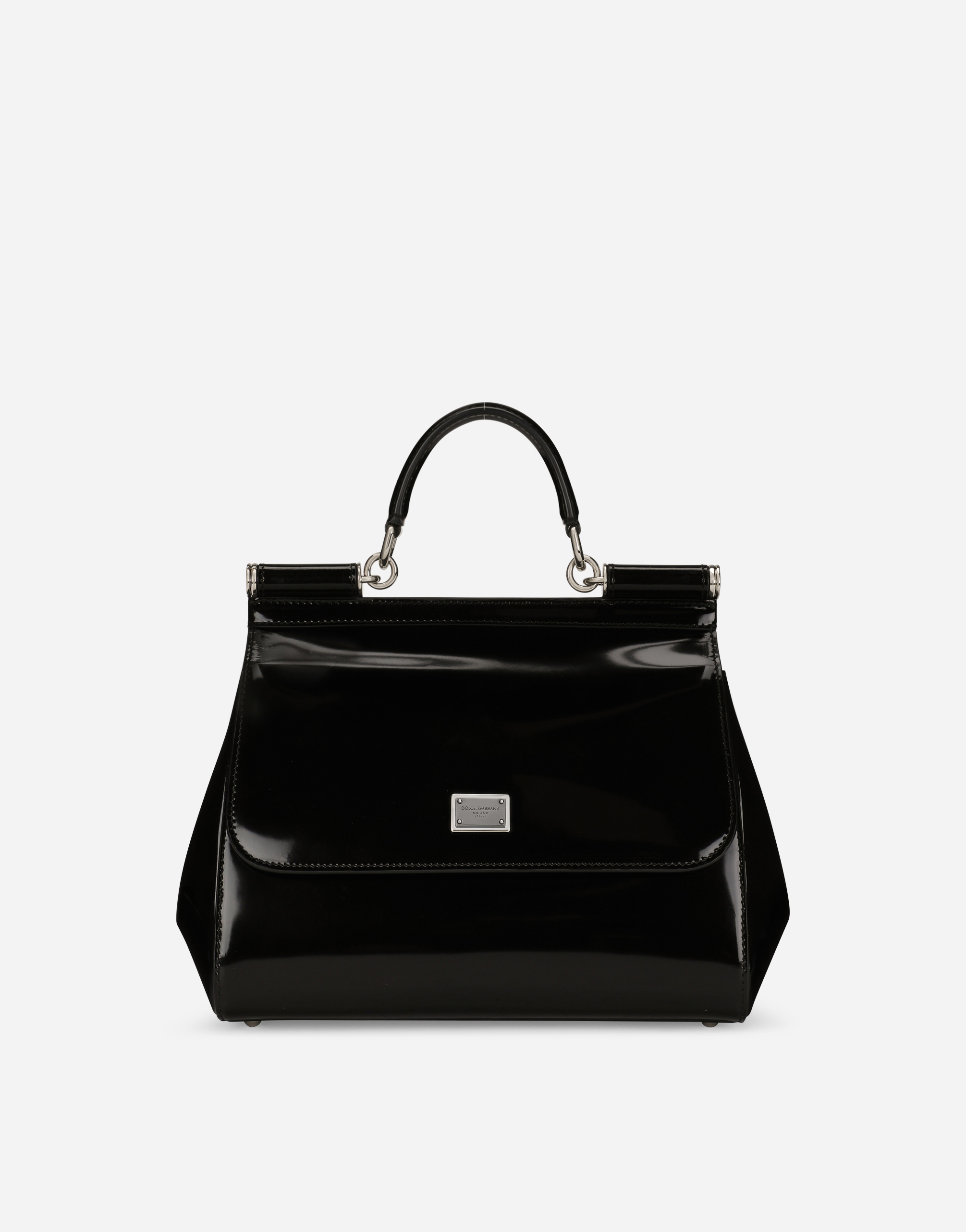 KIM DOLCE&GABBANA Large Sicily handbag in Black
