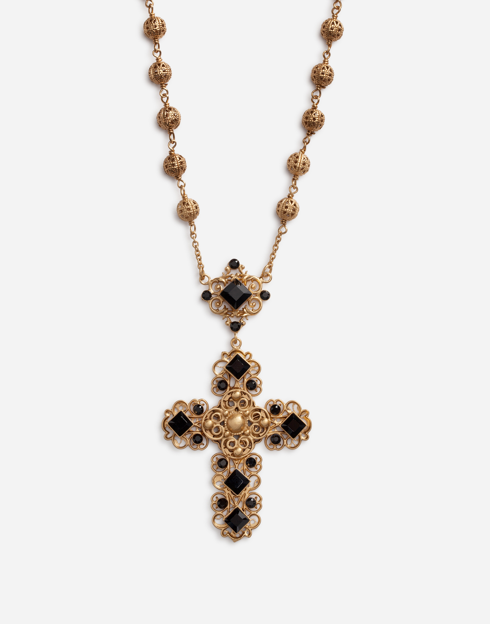 Arriba 53+ imagen dolce and gabbana cross necklace
