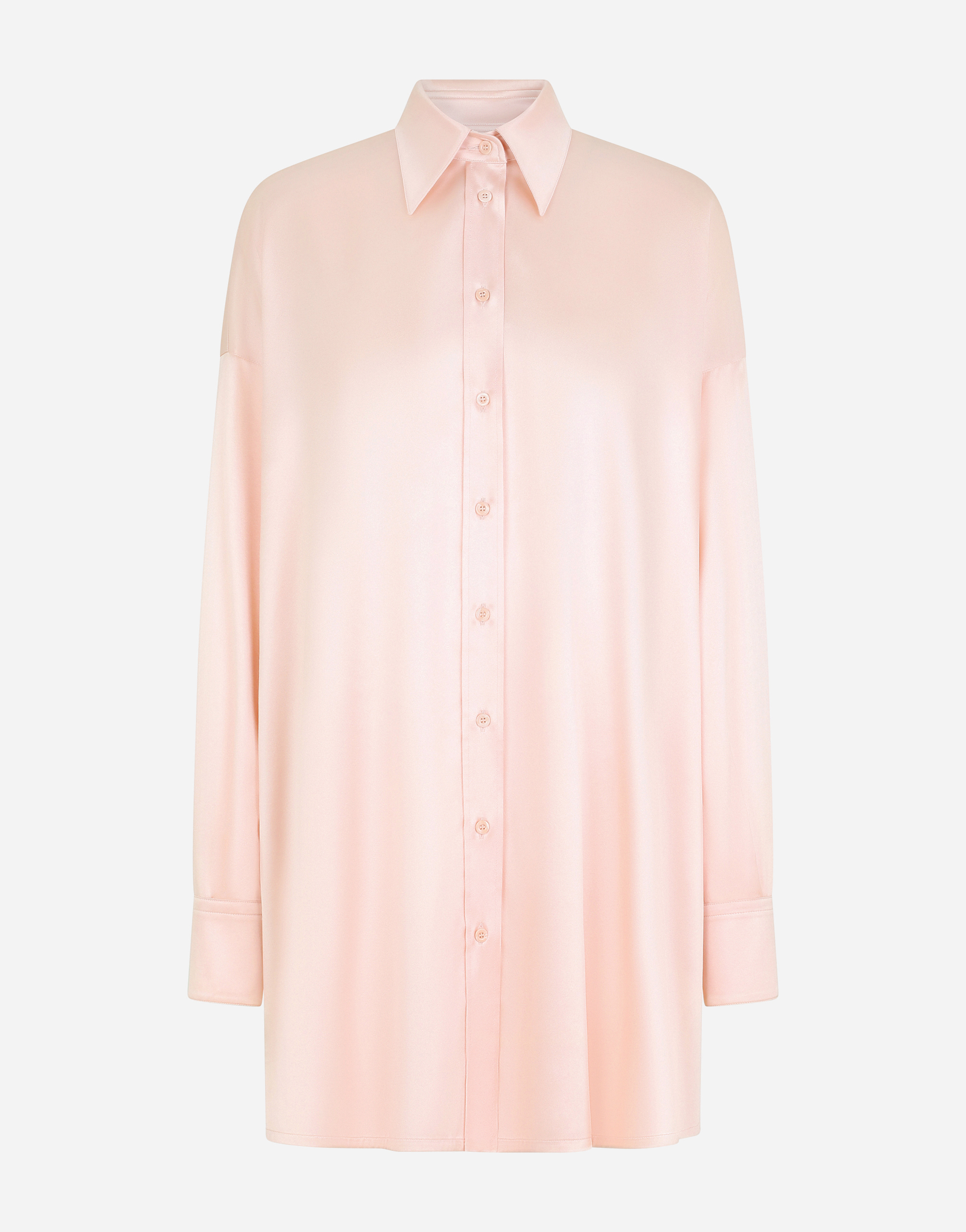Satin shirt in Pink
