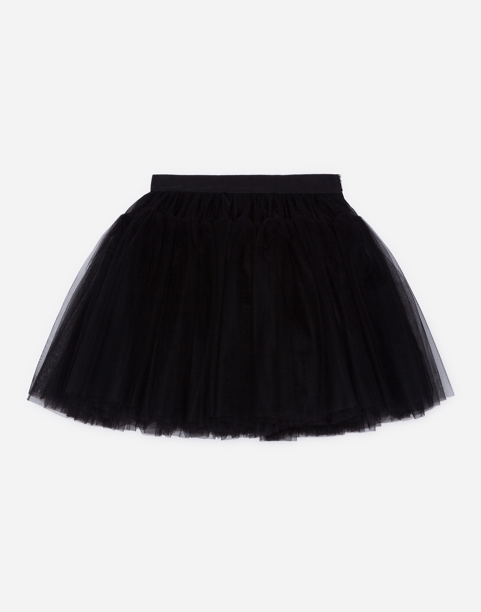 Multi-layered tulle skirt in Black