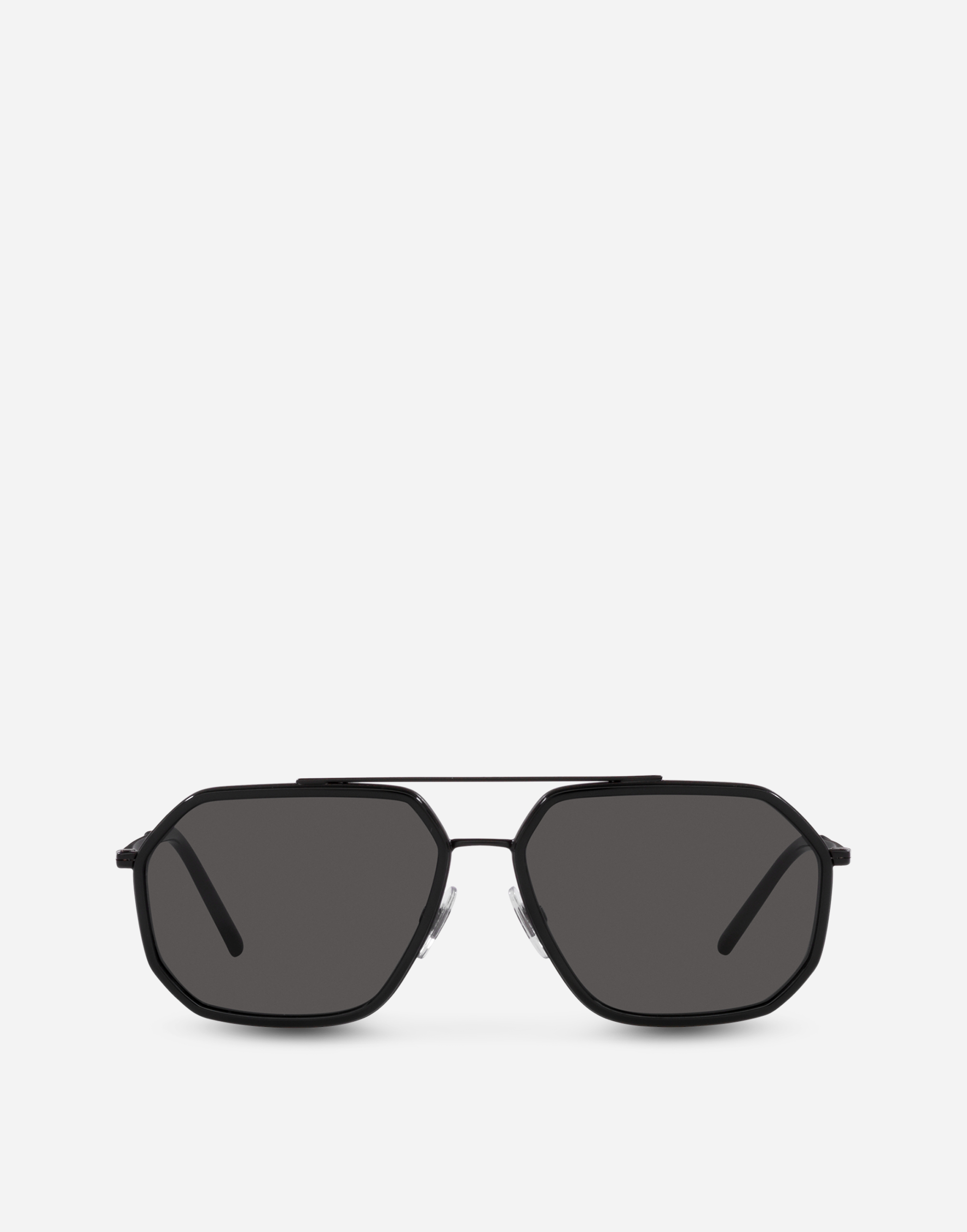 Gros grain sunglasses in Black matte and black