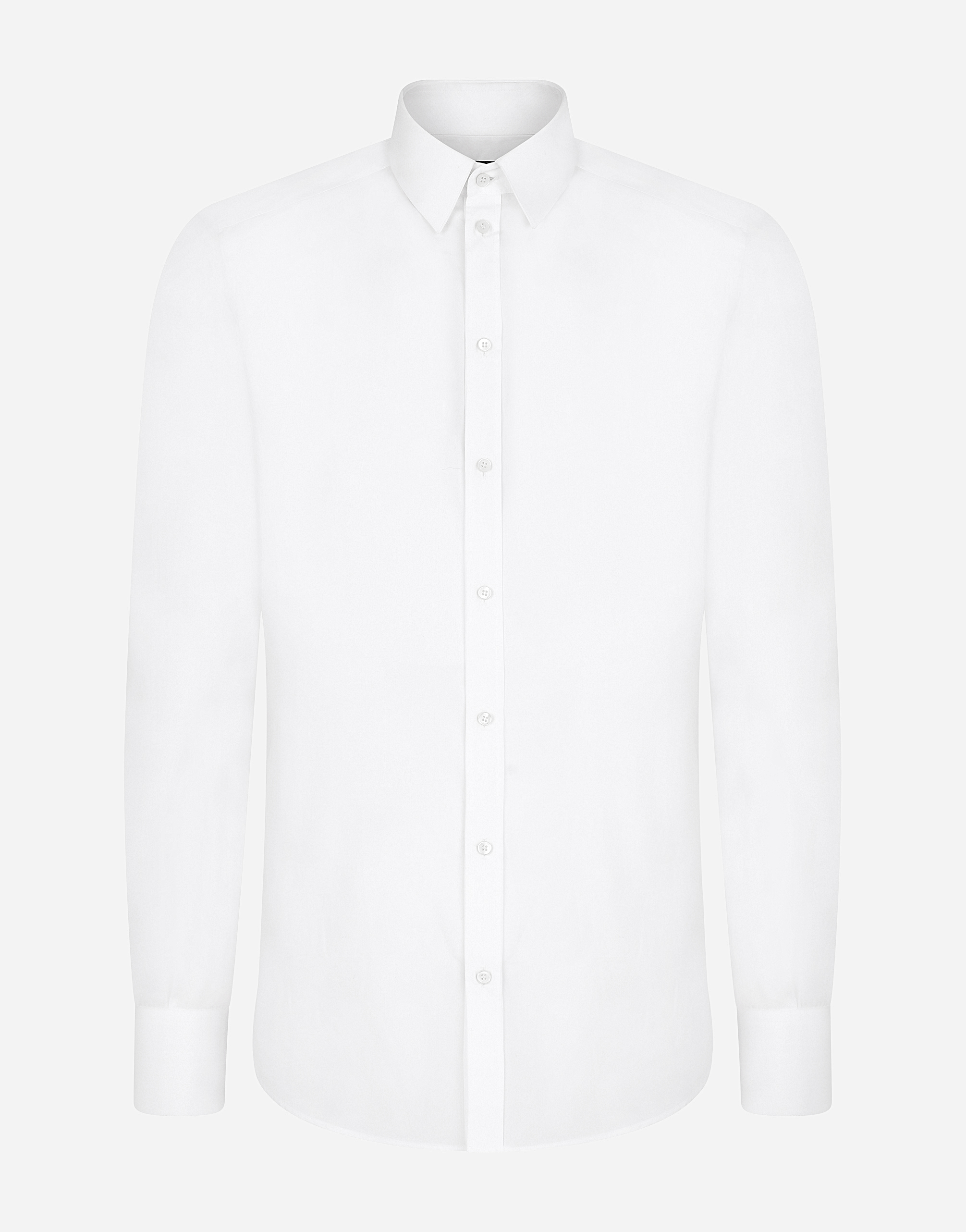 Cotton Gold-fit shirt in White