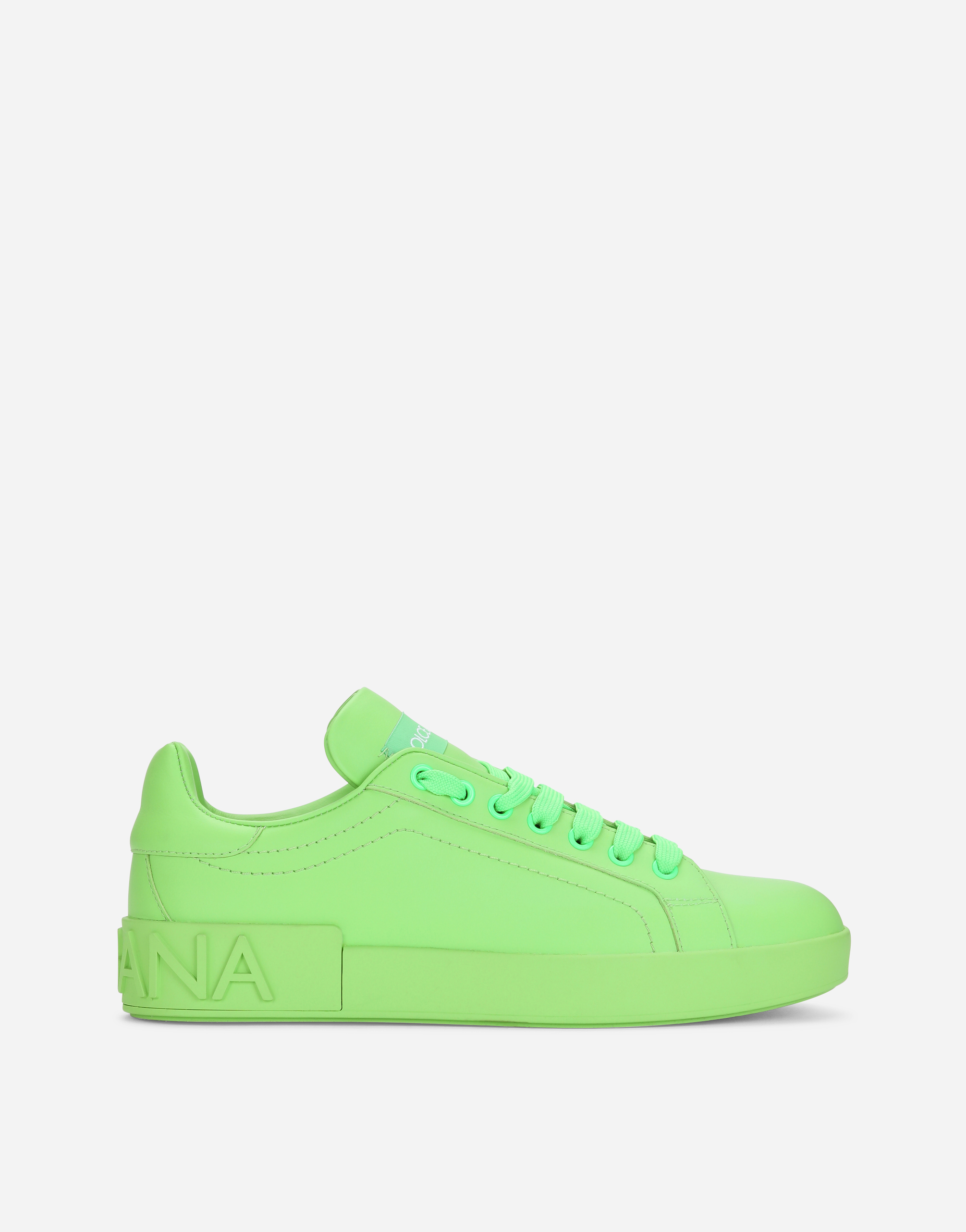 Calfskin Portofino sneakers in Green