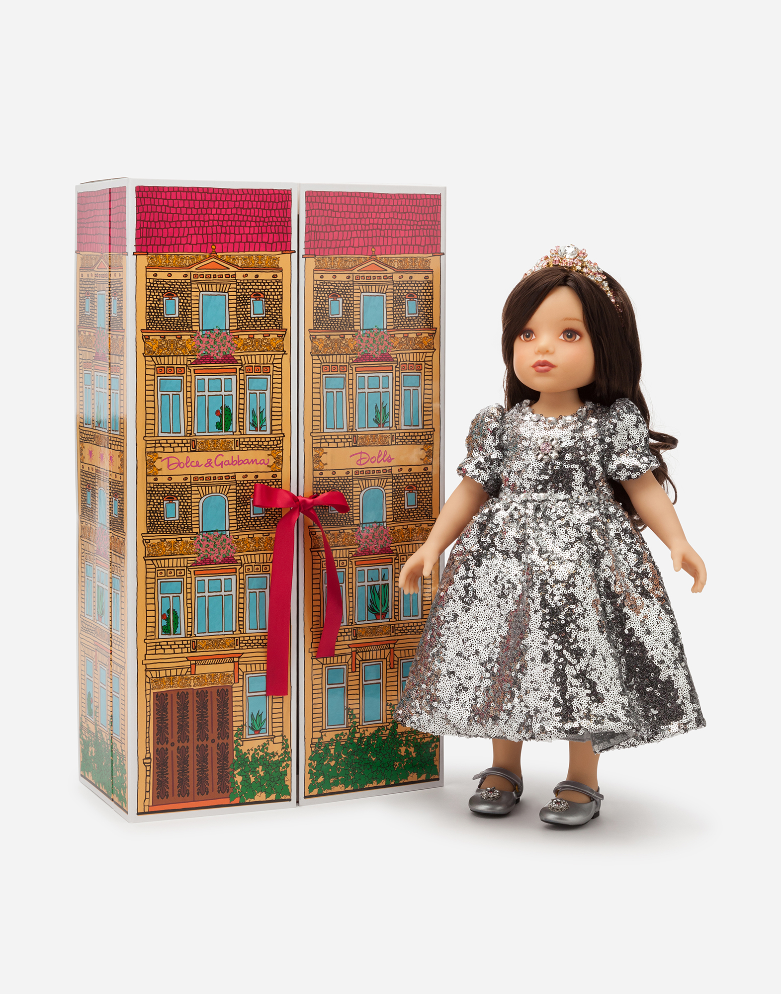 Exemption Scandalous whistle Doll with sequined dress in Multicolor for Girls 2-12 Years | Dolce&Gabbana®