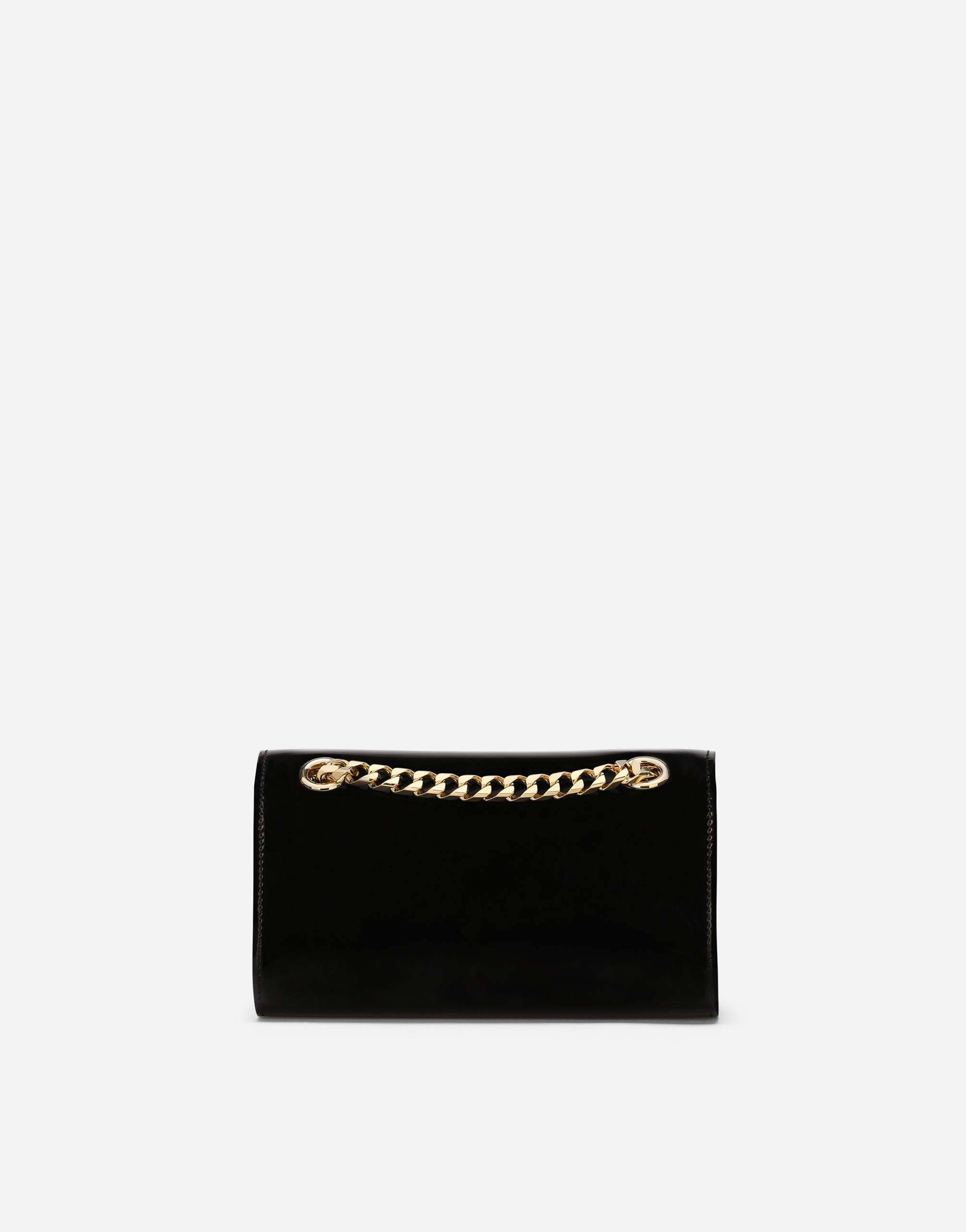 Shop Dolce & Gabbana Polished Calfskin 3.5 Phone Bag In Black