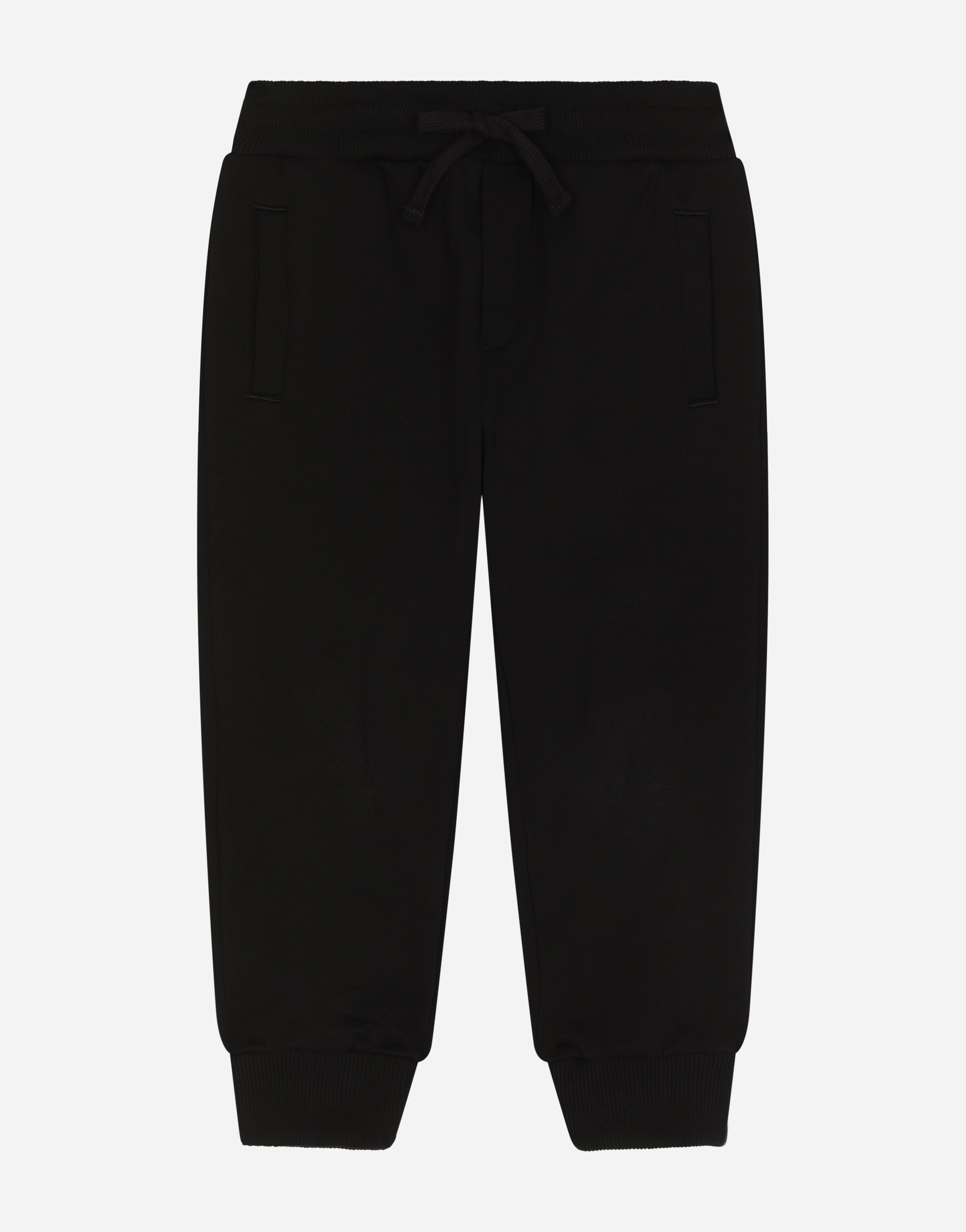 Jogging pants with Gianpiero D’Alessandro print in Black