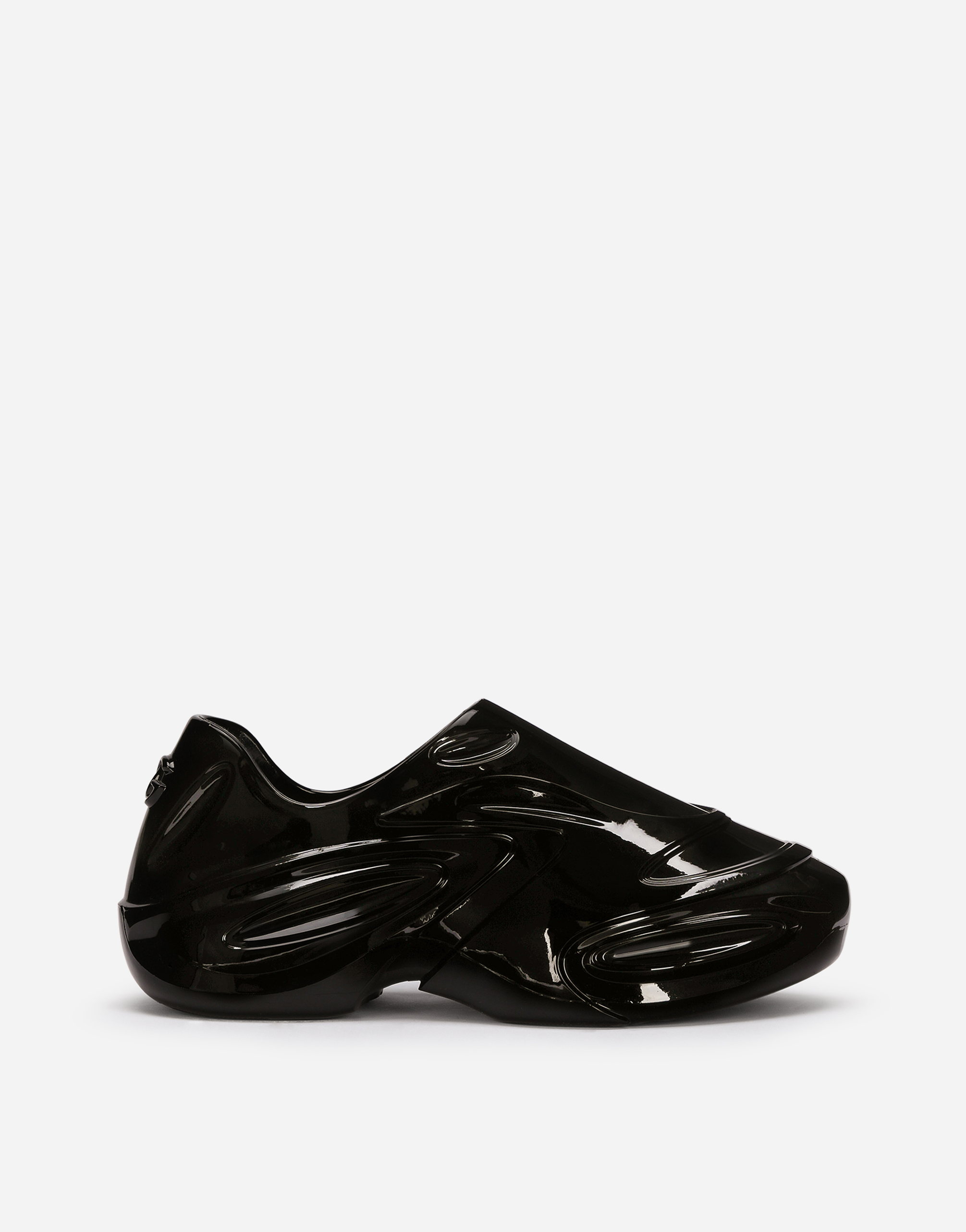 Lacquered rubber Toy sneakers in Black