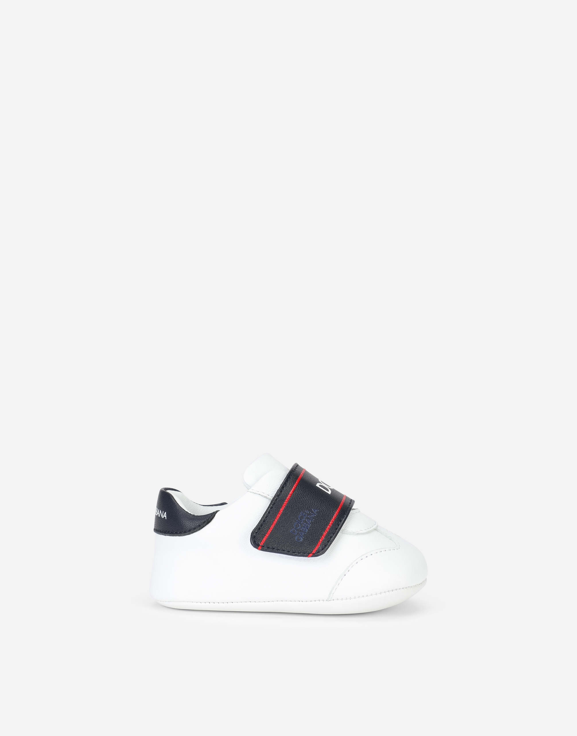 Lambskin sneakers with logo in Multicolor