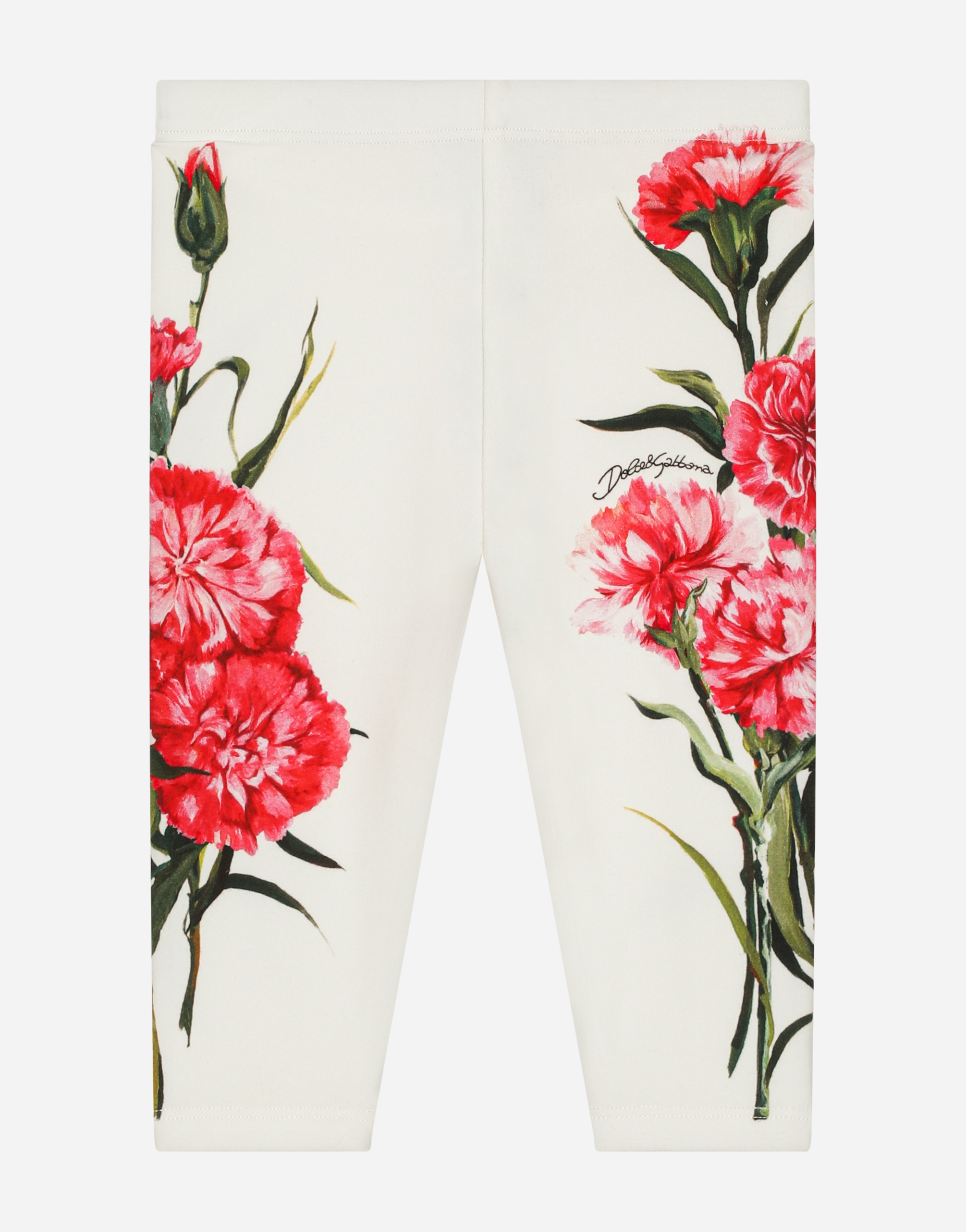 Carnation-print interlock leggings in Multicolor