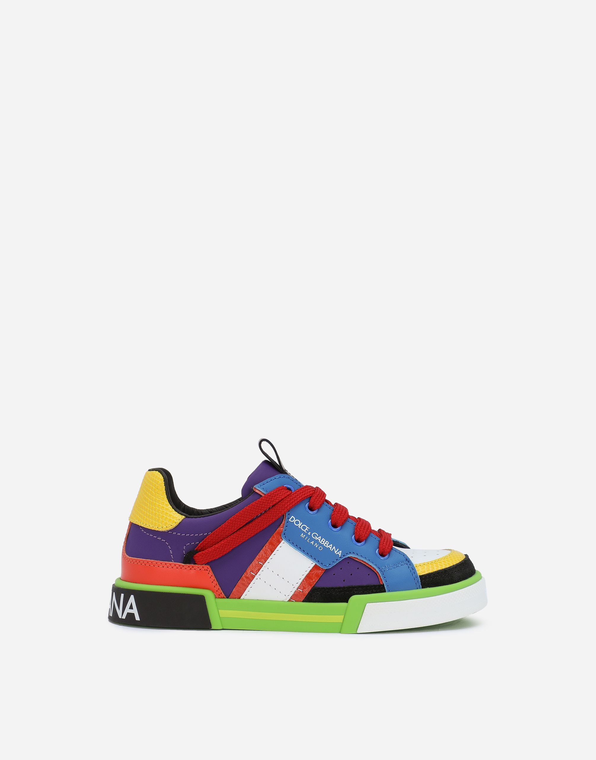Calfskin Portofino Custom sneakers in Multicolor
