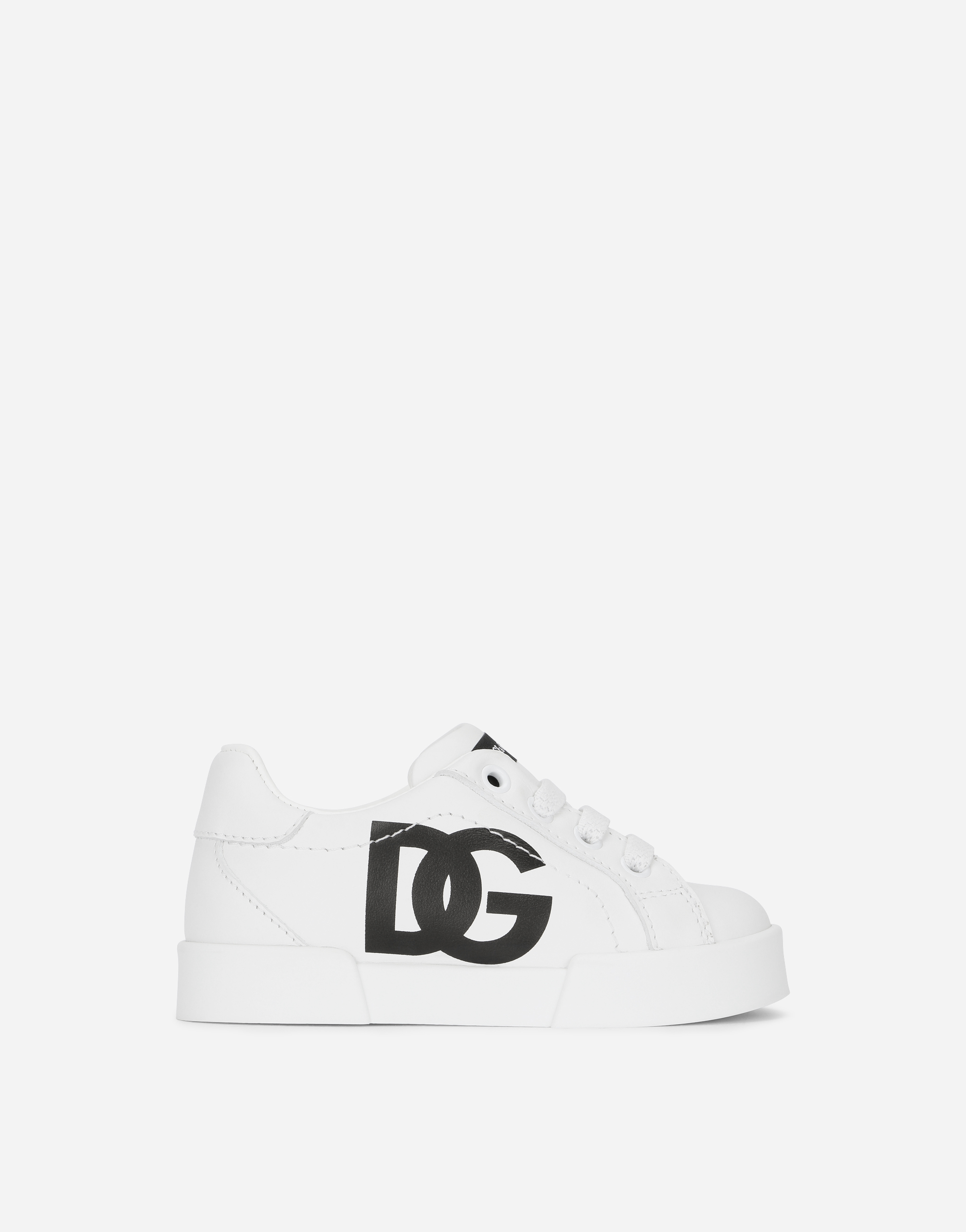 Portofino Light sneakers with DG logo in White