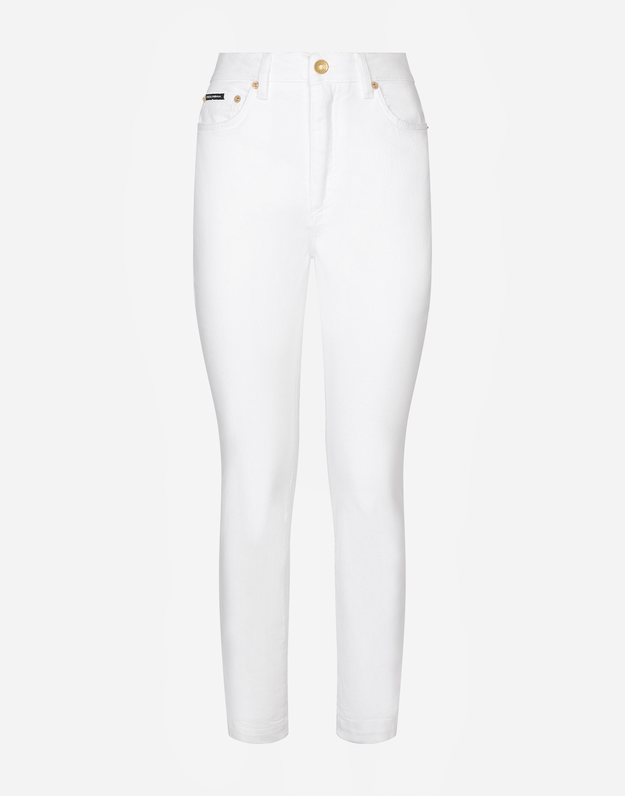 White denim Audrey jeans in Multicolor