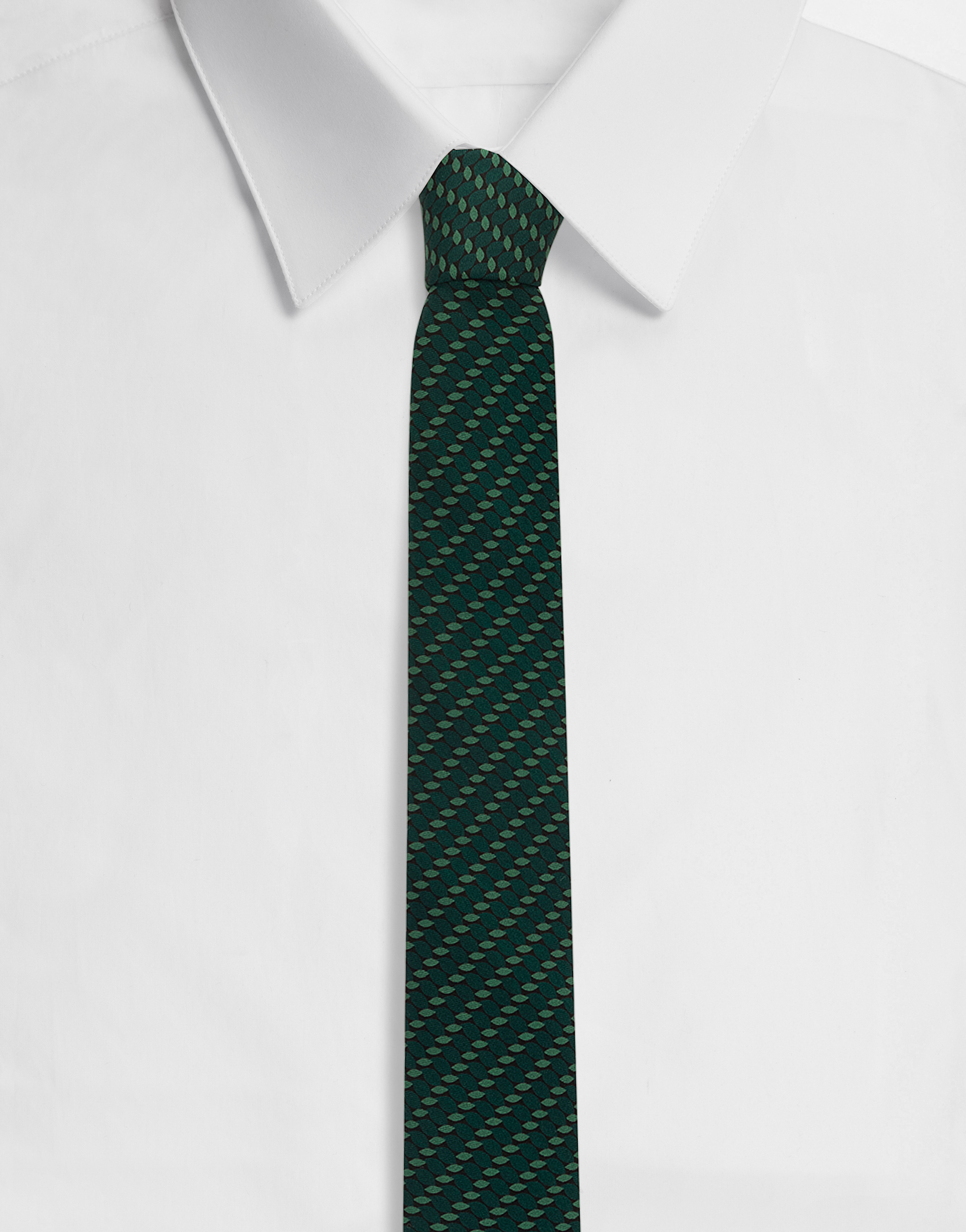 6-cm printed silk blade tie in Multicolor