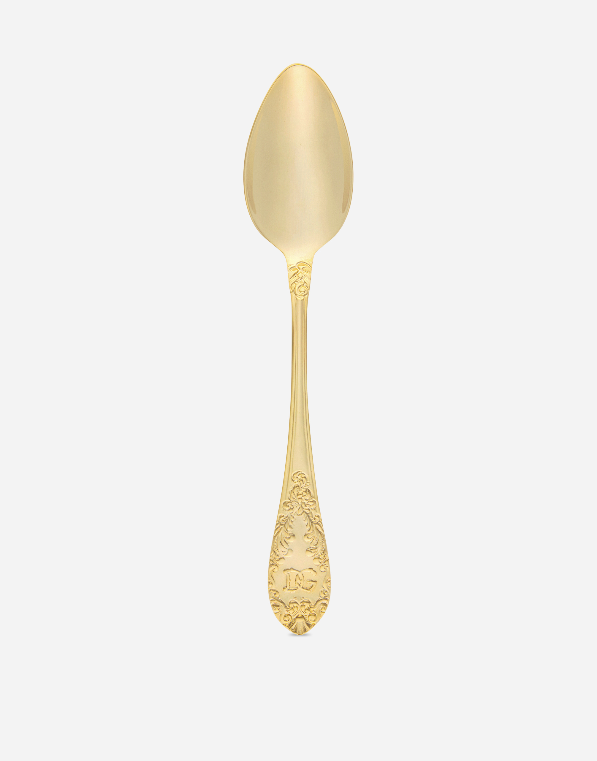 24k Gold Plated Soup Spoon in Multicolor