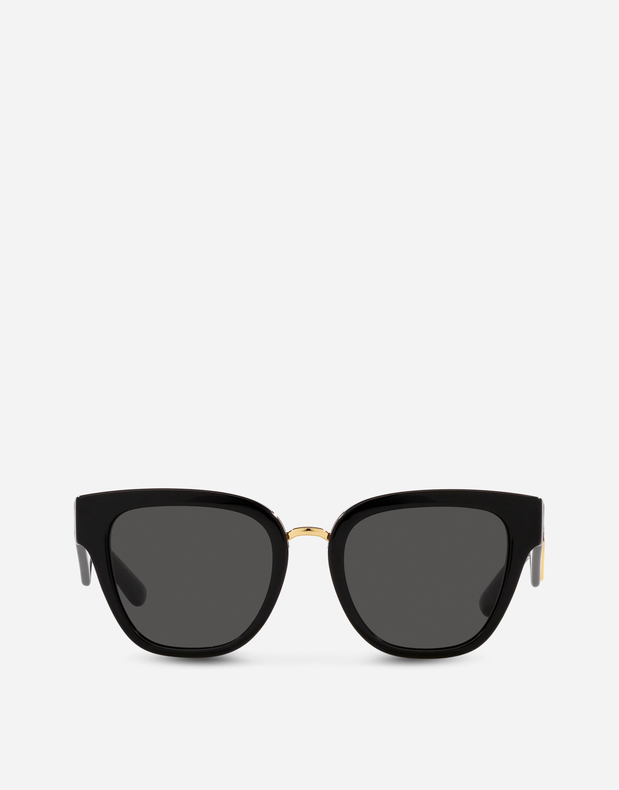 DG Crossed Sunglasses in Black