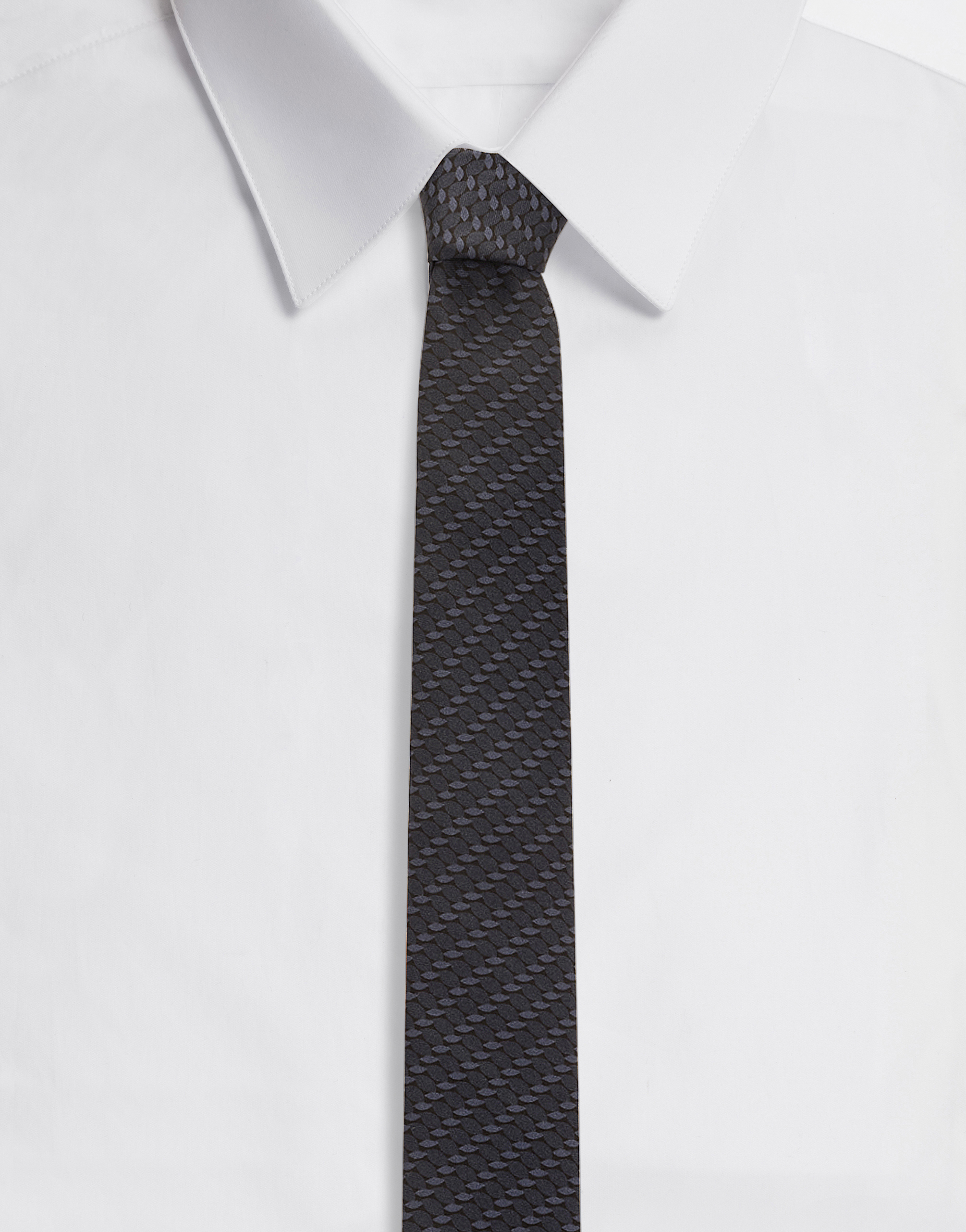 6-cm printed silk blade tie in Multicolor